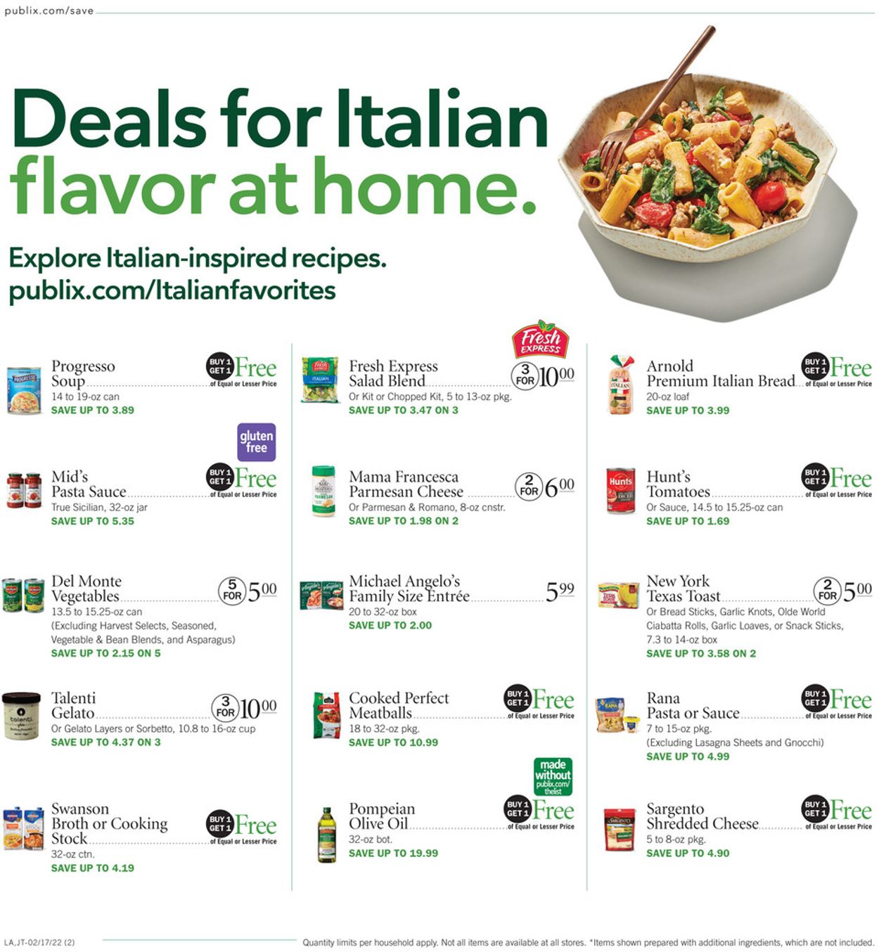 Publix Ad from 02/17/2022