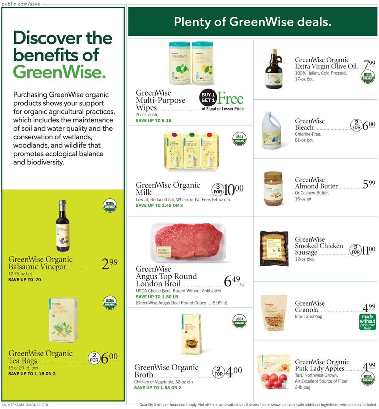 Publix Ad from 02/24/2022