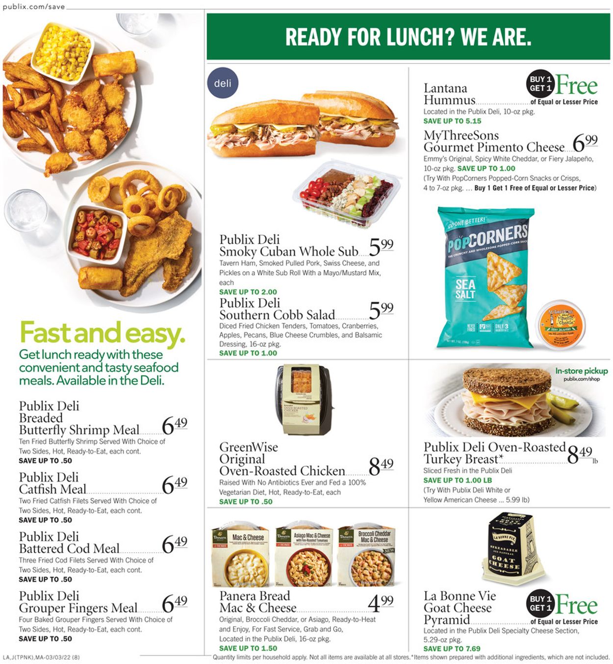 Publix Ad from 03/03/2022