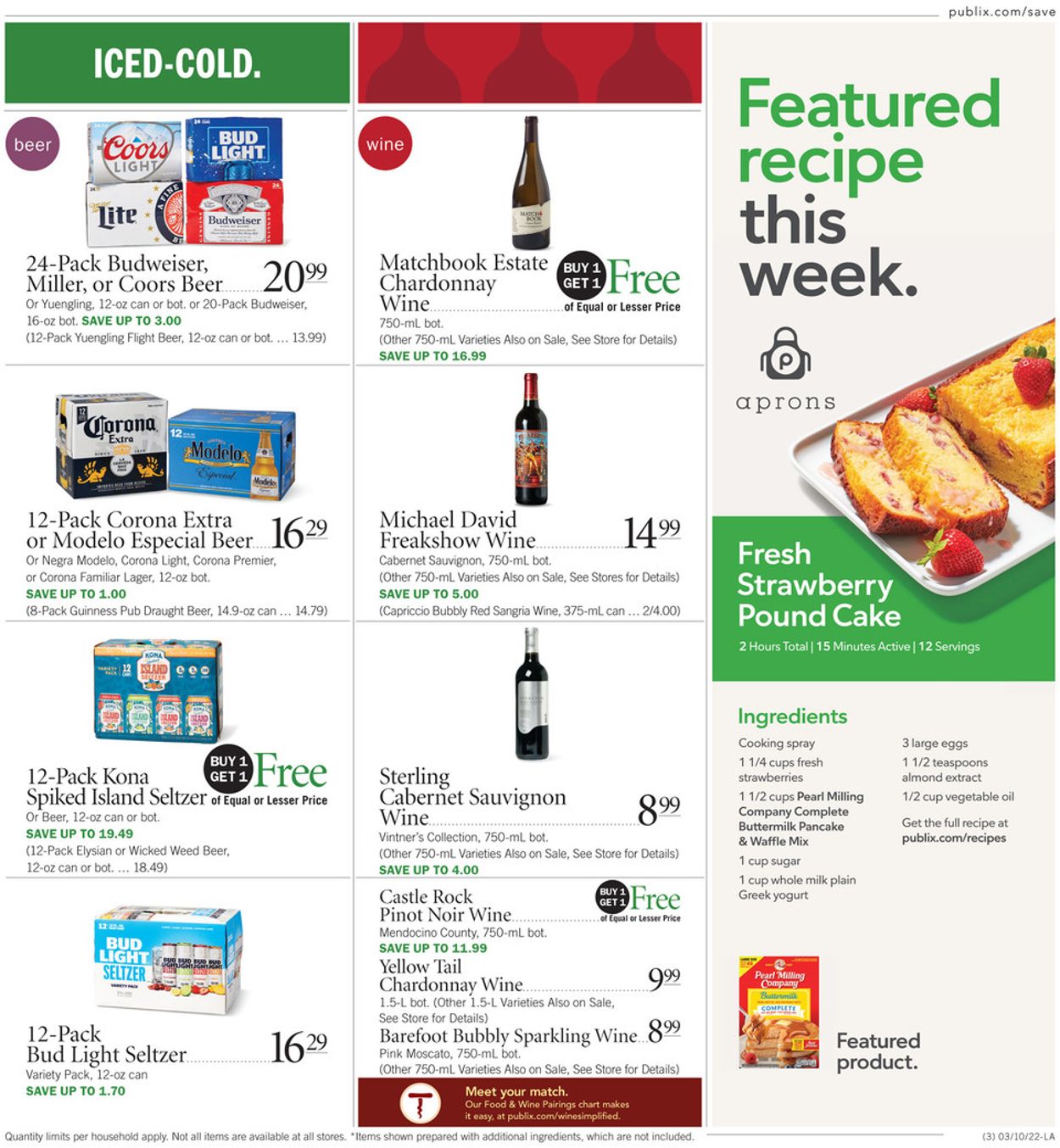 Publix Ad from 03/10/2022