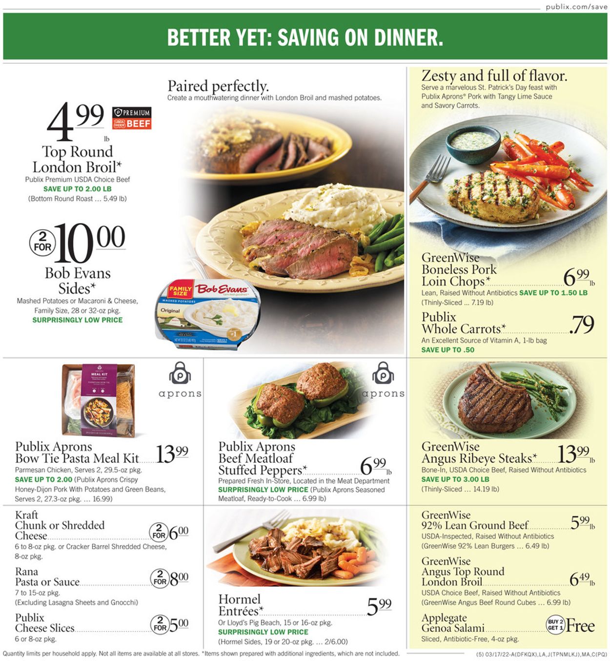 Publix Ad from 03/17/2022