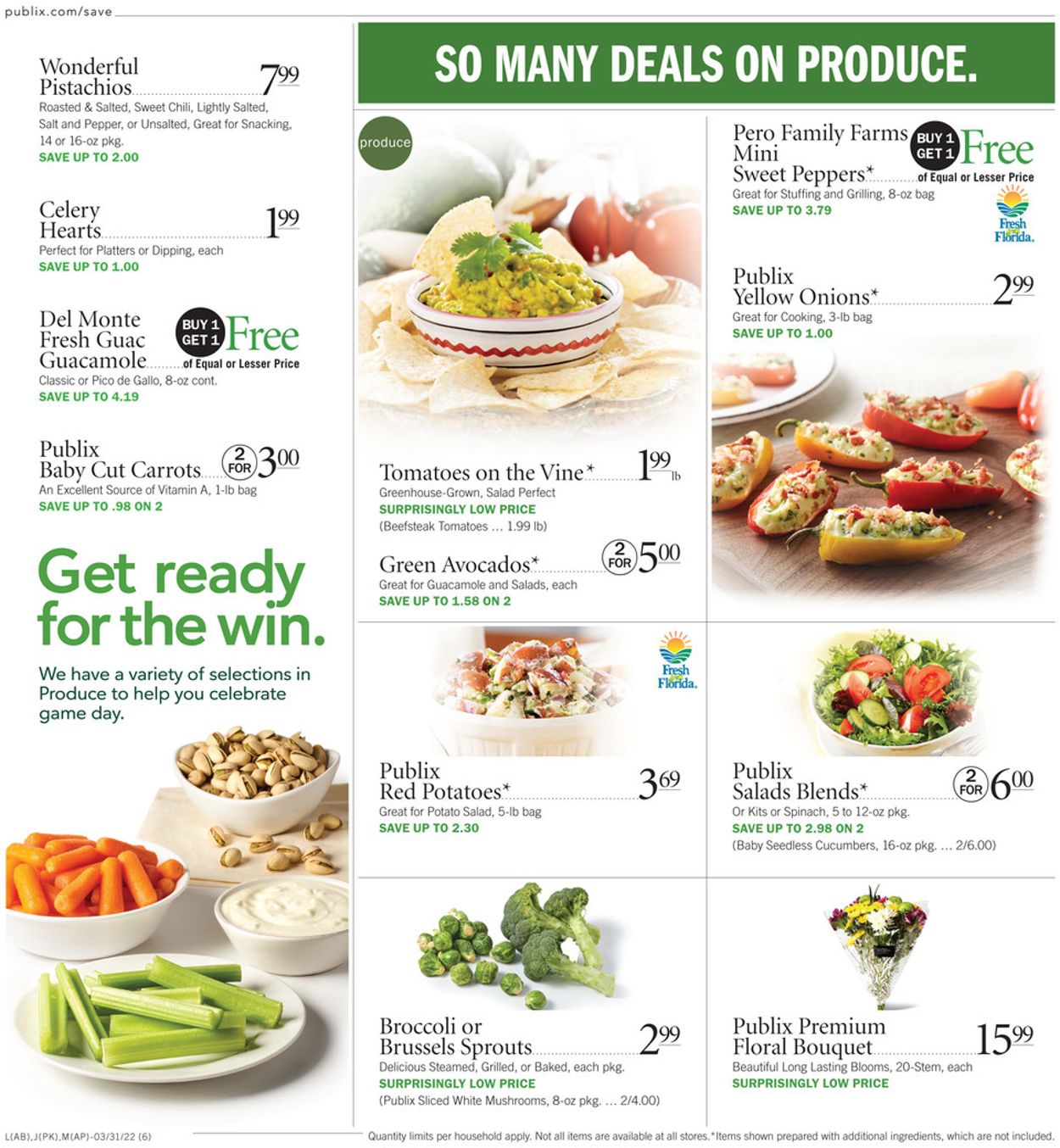 Publix Ad from 03/31/2022