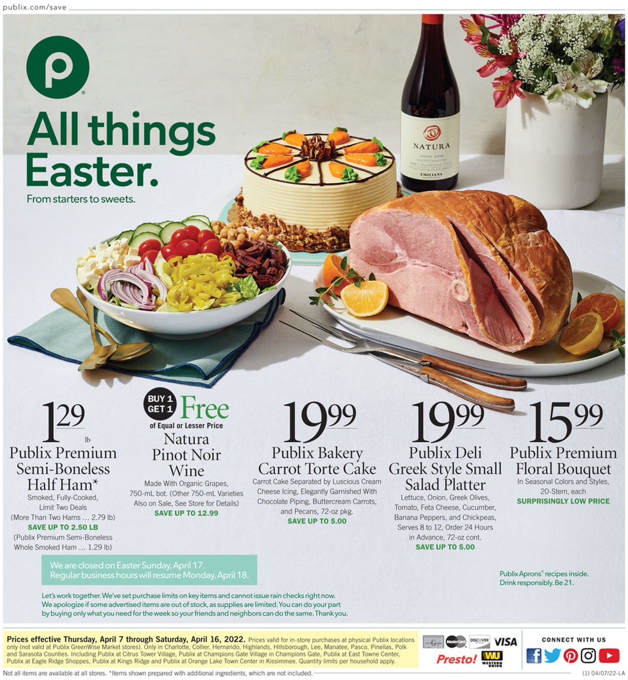 Publix Ad from 04/07/2022