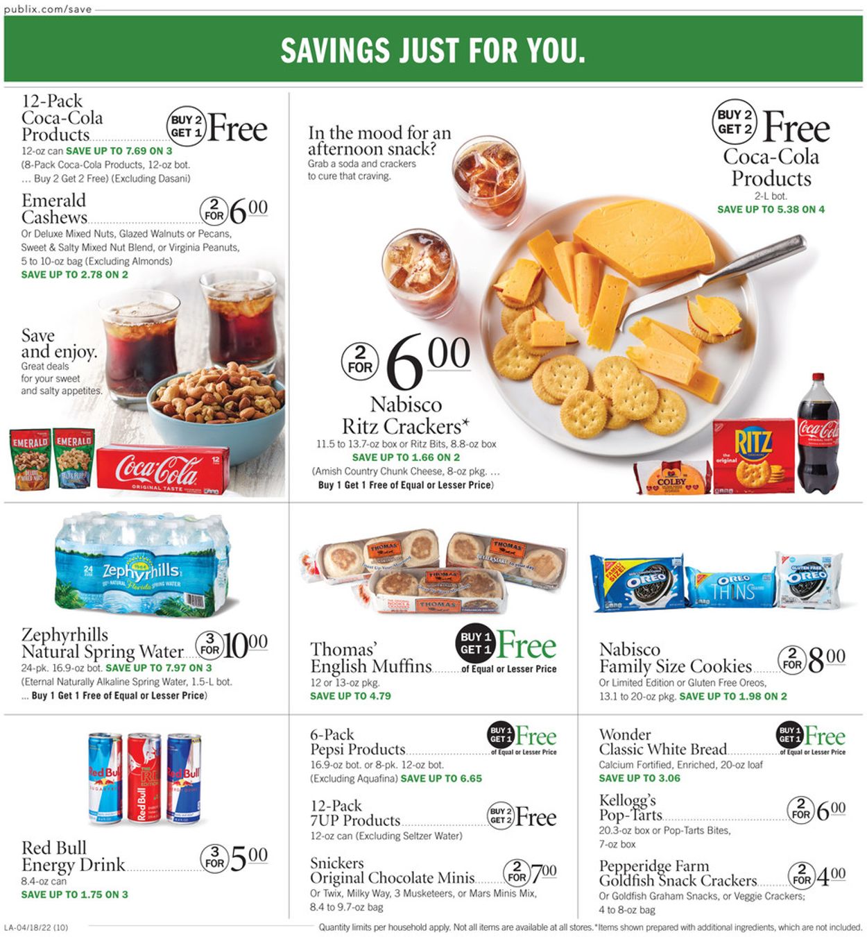 Publix Ad from 04/18/2022
