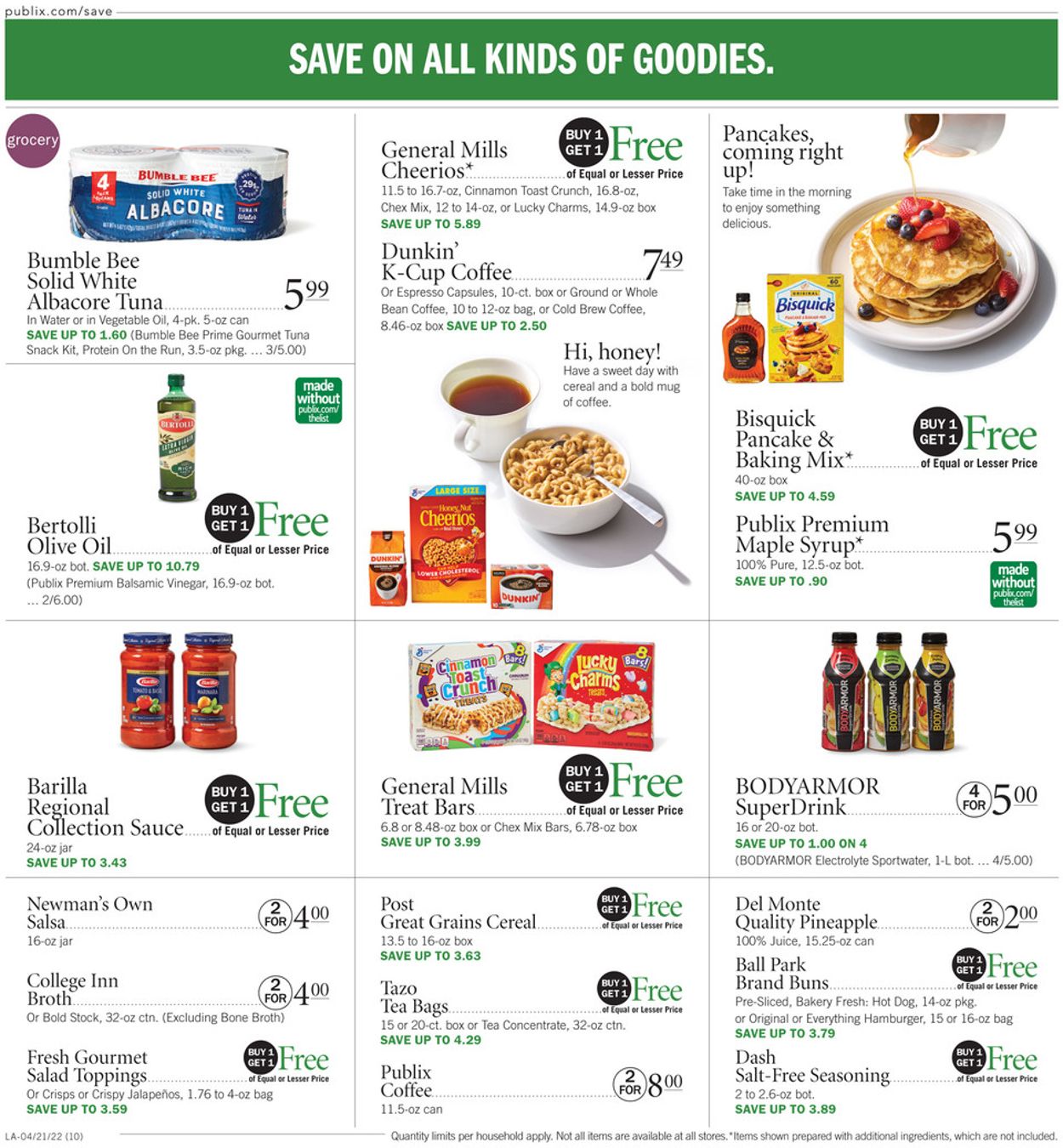 Publix Ad from 04/21/2022
