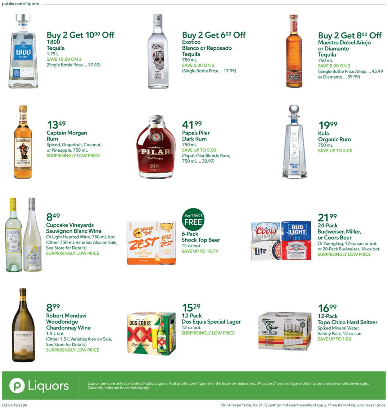 Publix Ad from 05/12/2022