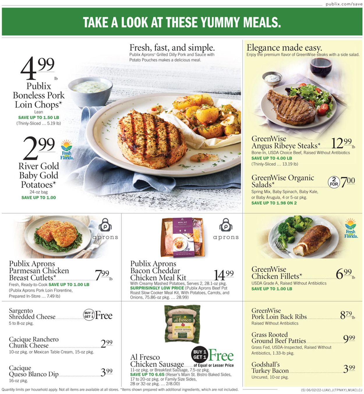 Publix Ad from 06/02/2022