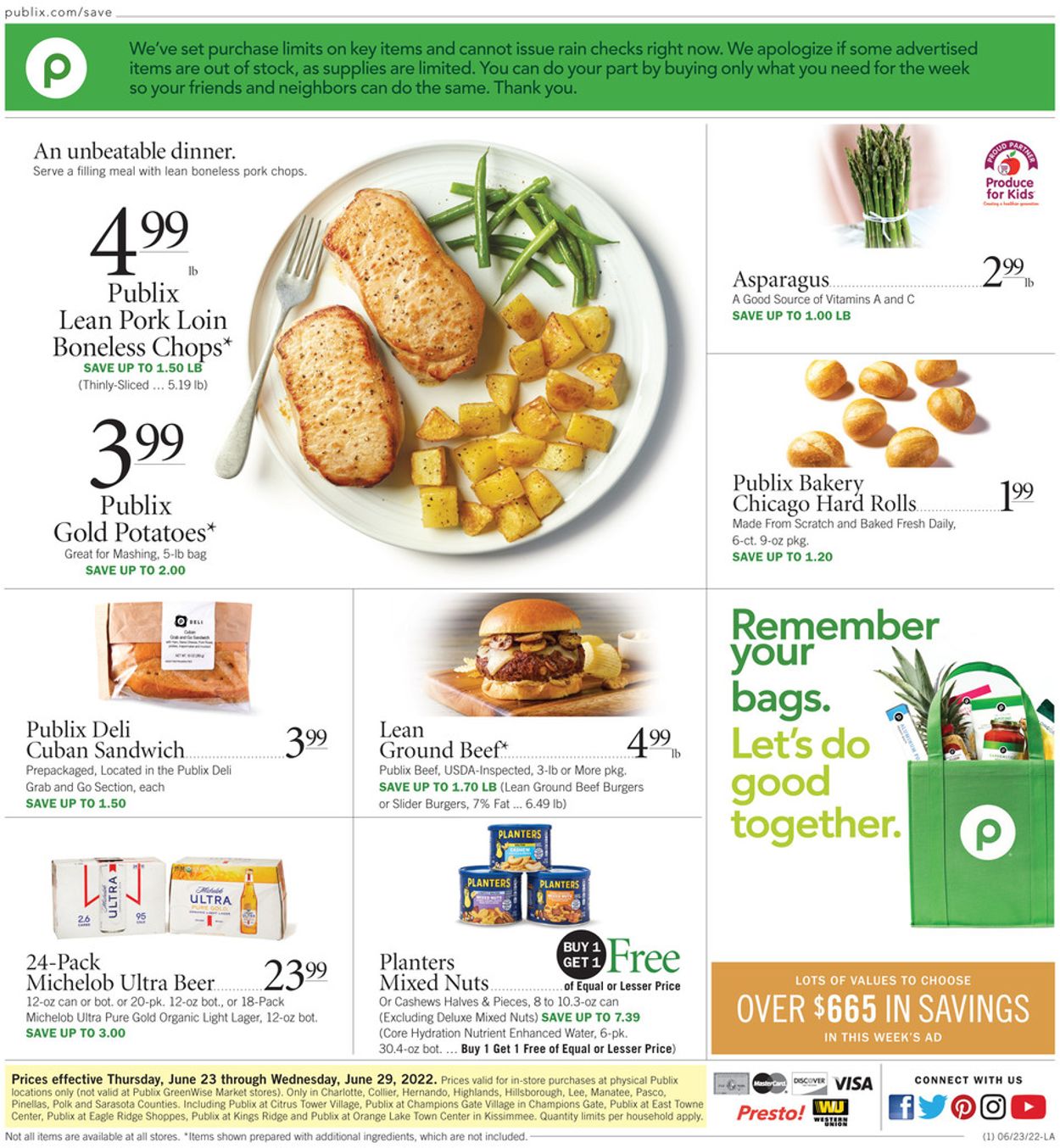 Publix Ad from 06/23/2022