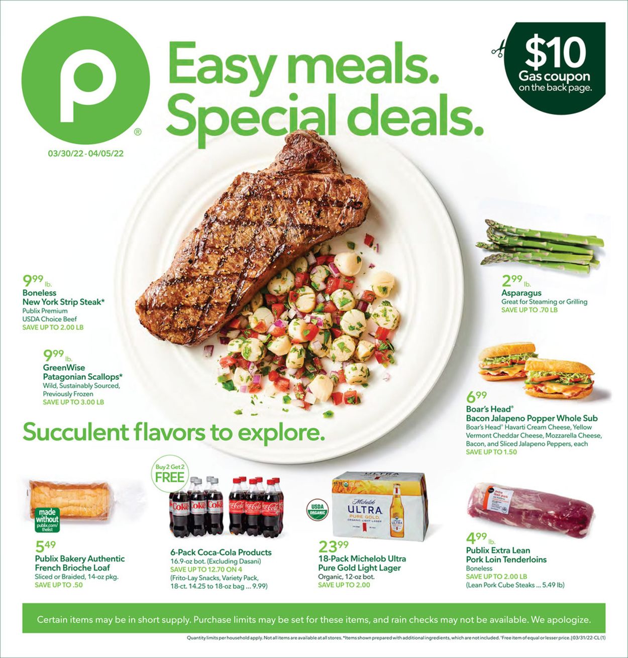 Publix Ad from 07/01/2022