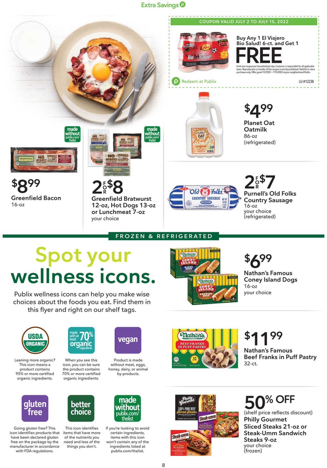 Publix Ad from 07/02/2022