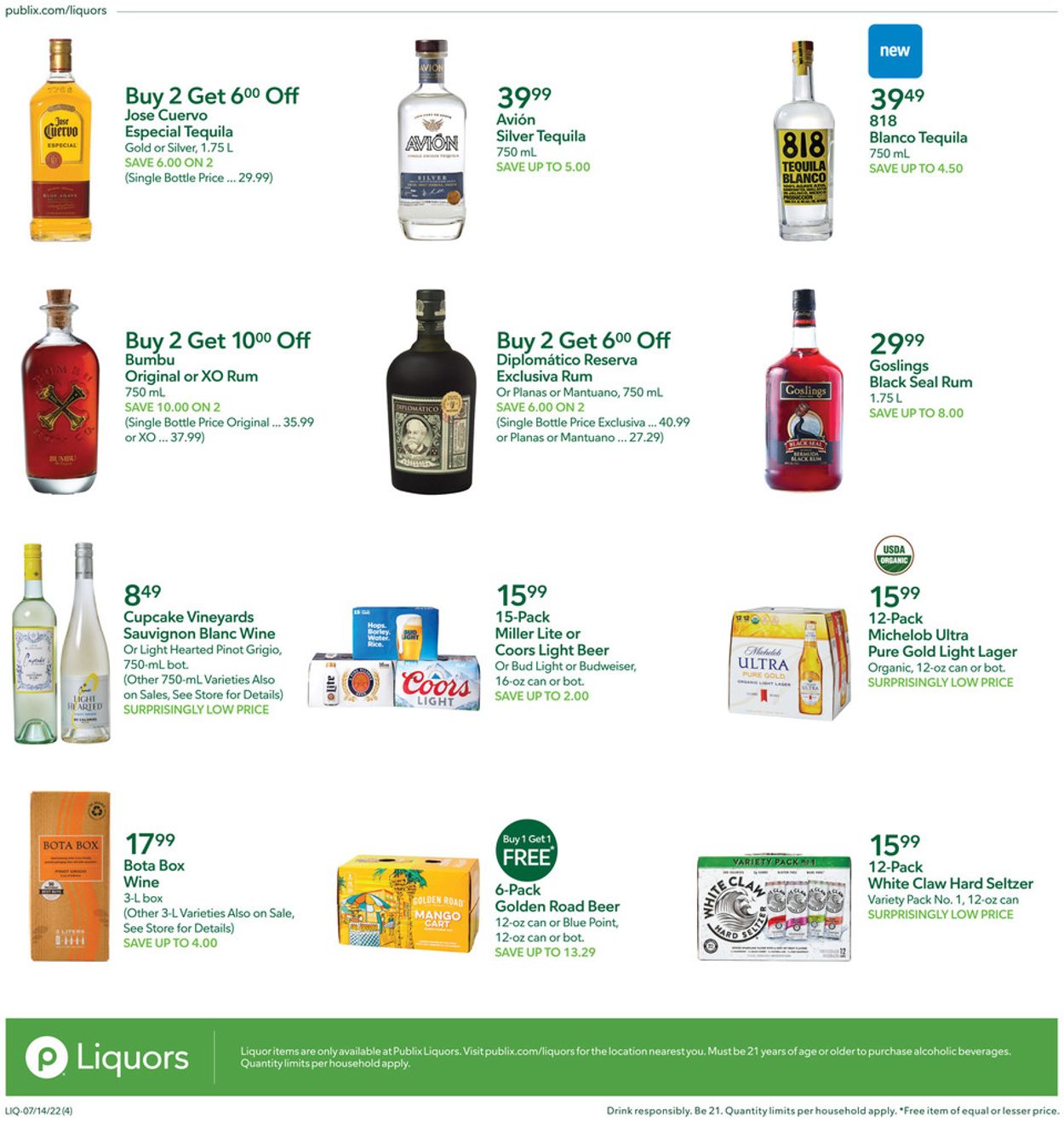 Publix Ad from 07/14/2022