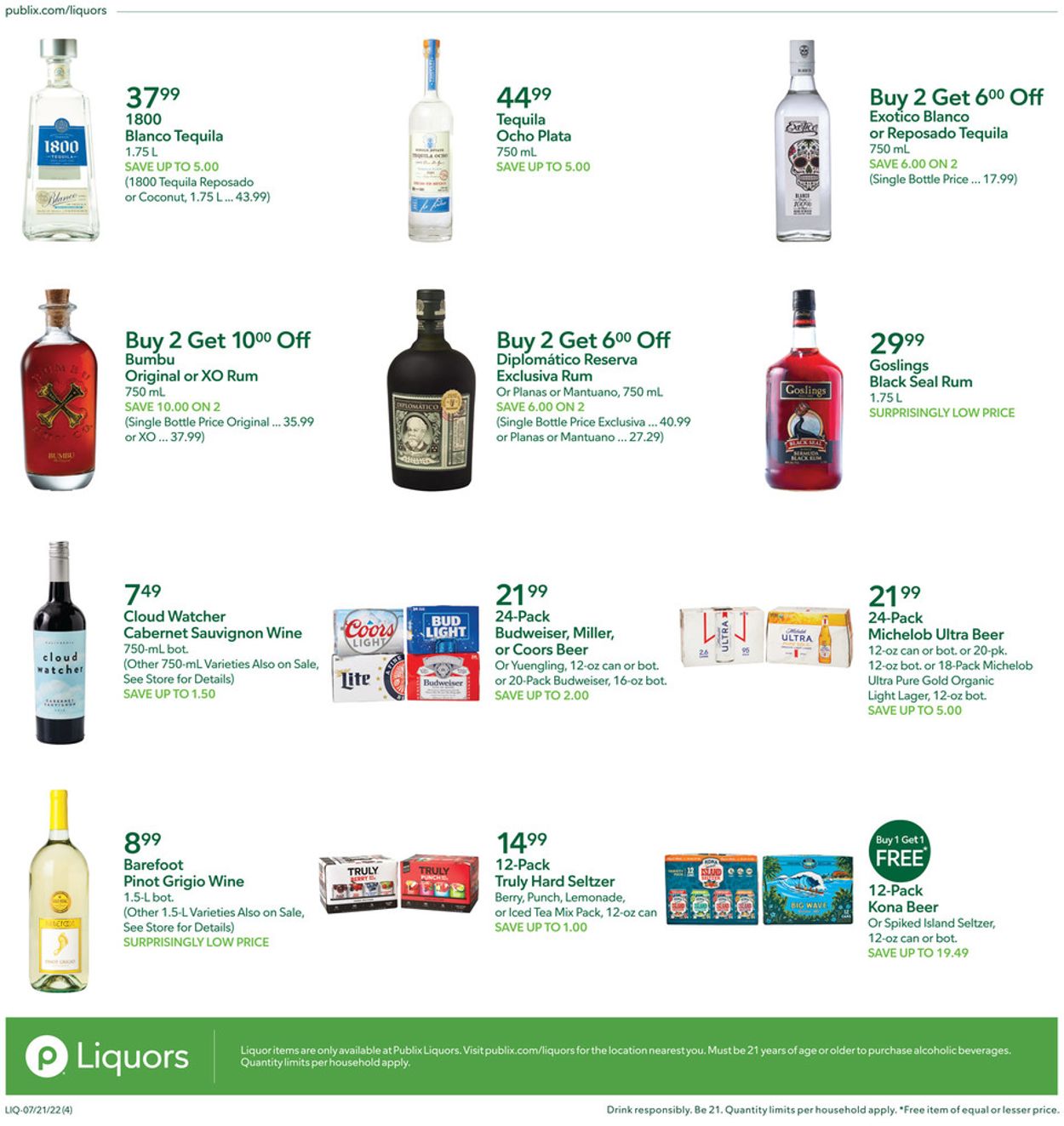 Publix Ad from 07/21/2022
