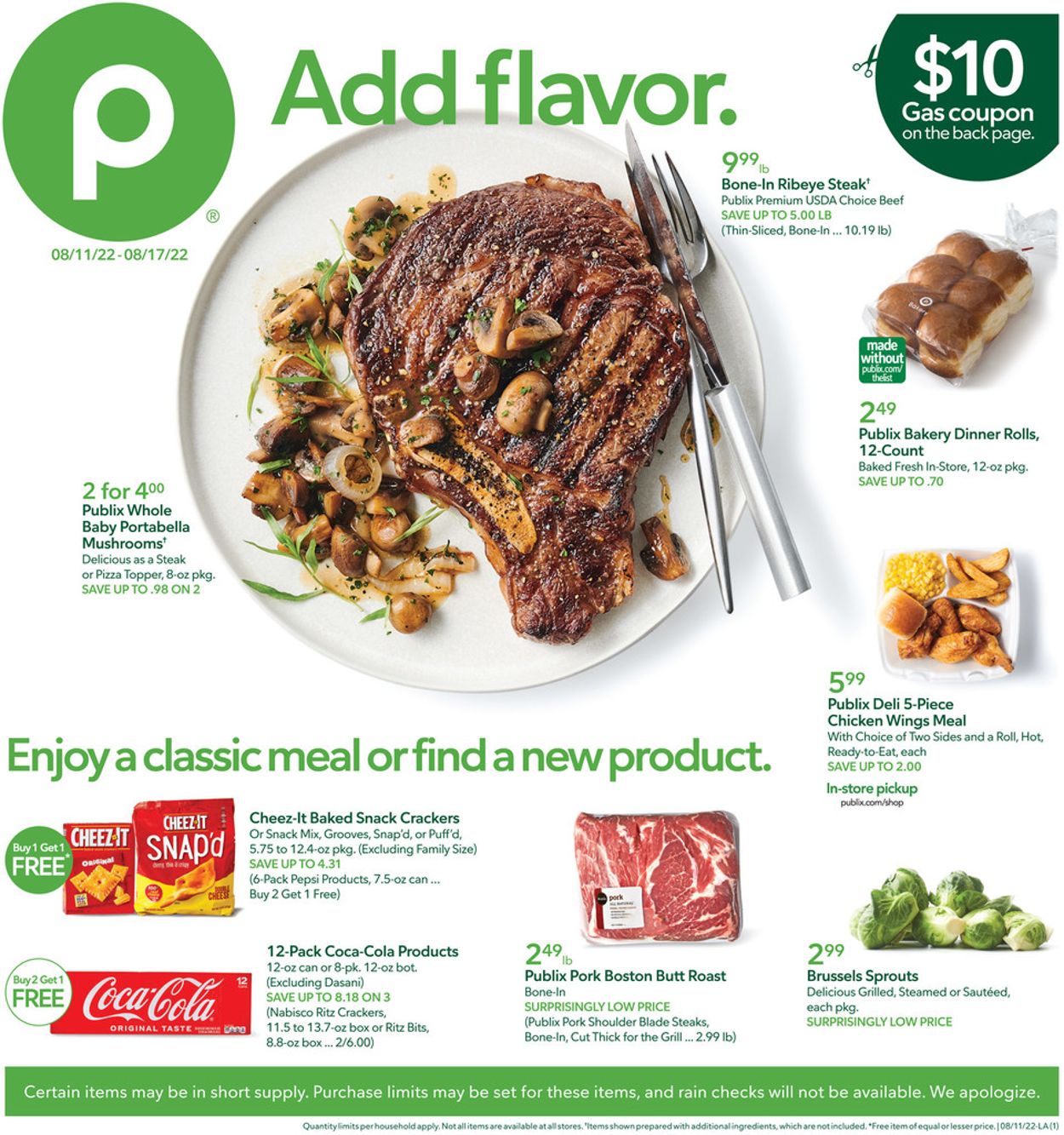 Publix Ad from 08/11/2022