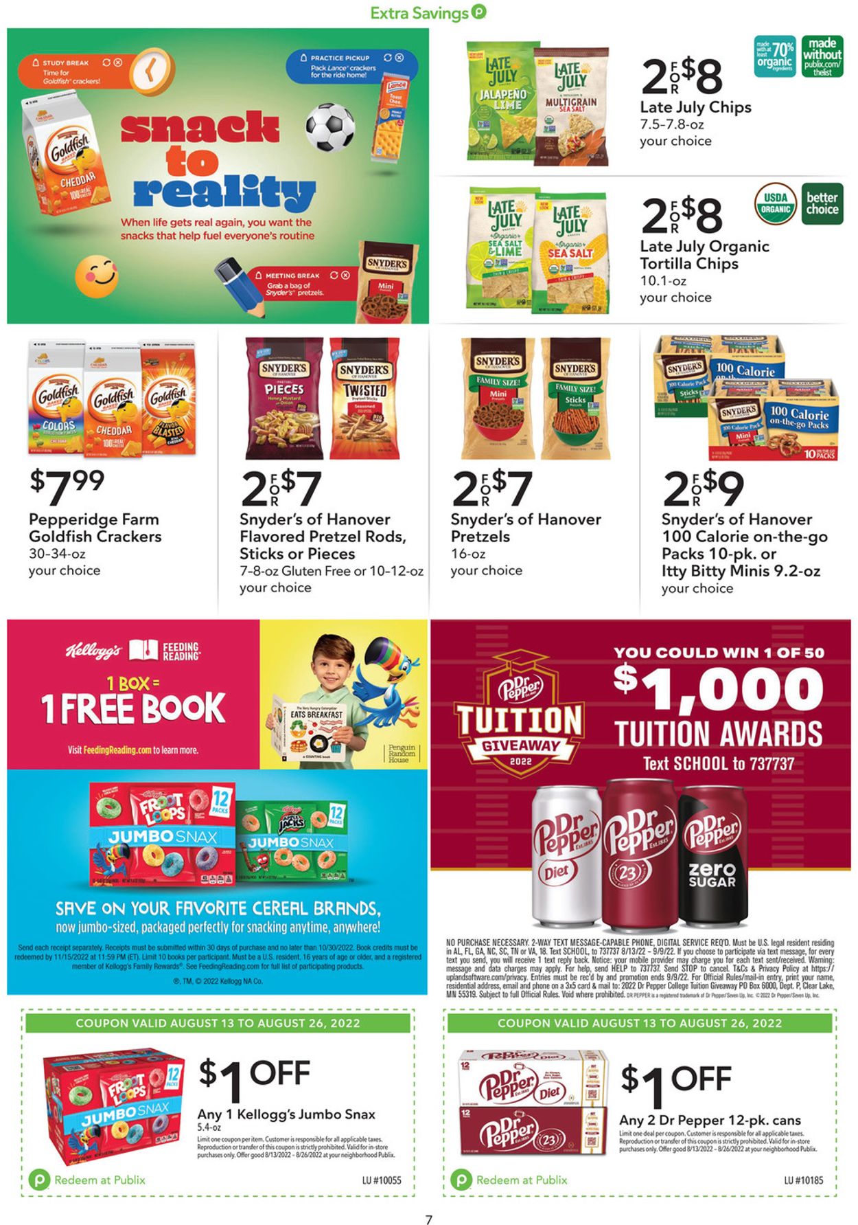 Publix Ad from 08/13/2022