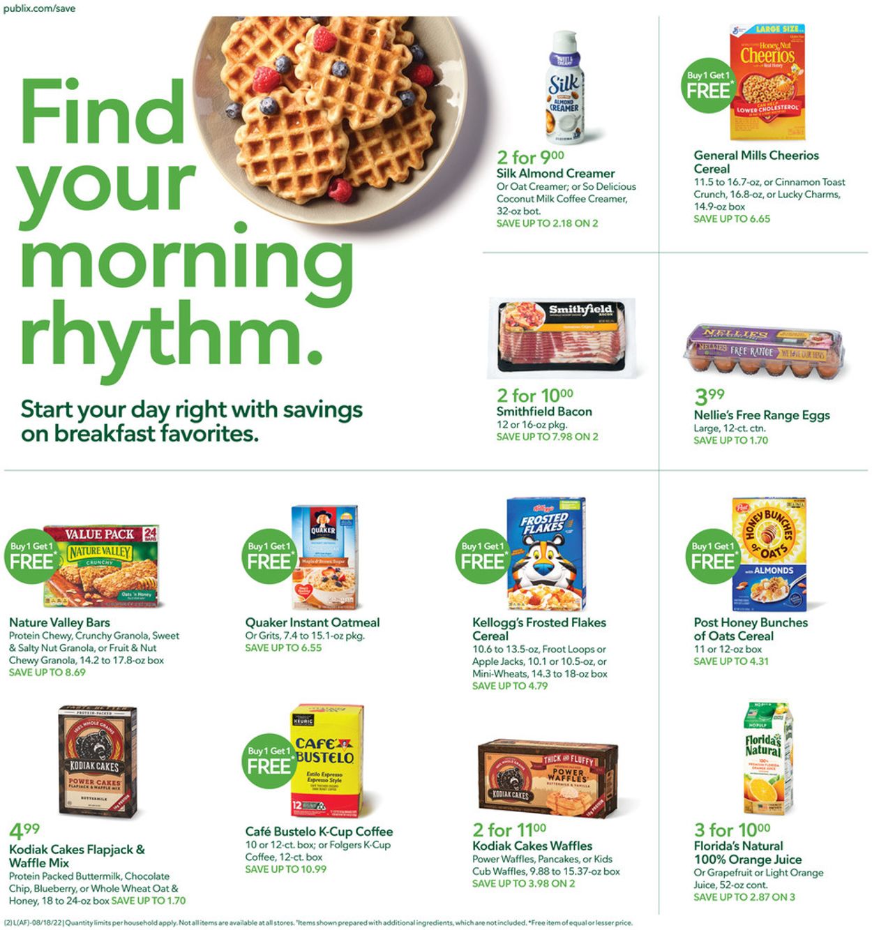 Publix Ad from 08/18/2022