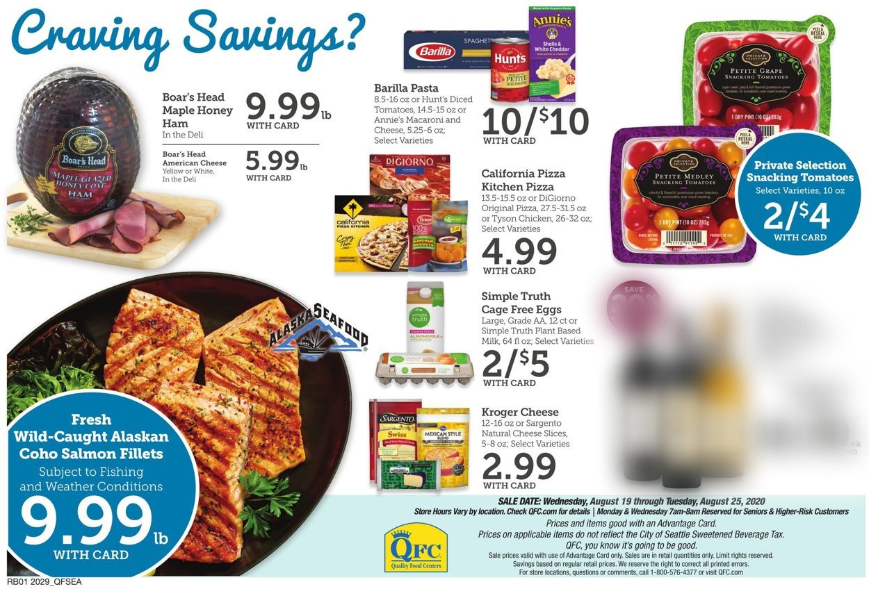 QFC Ad from 08/19/2020