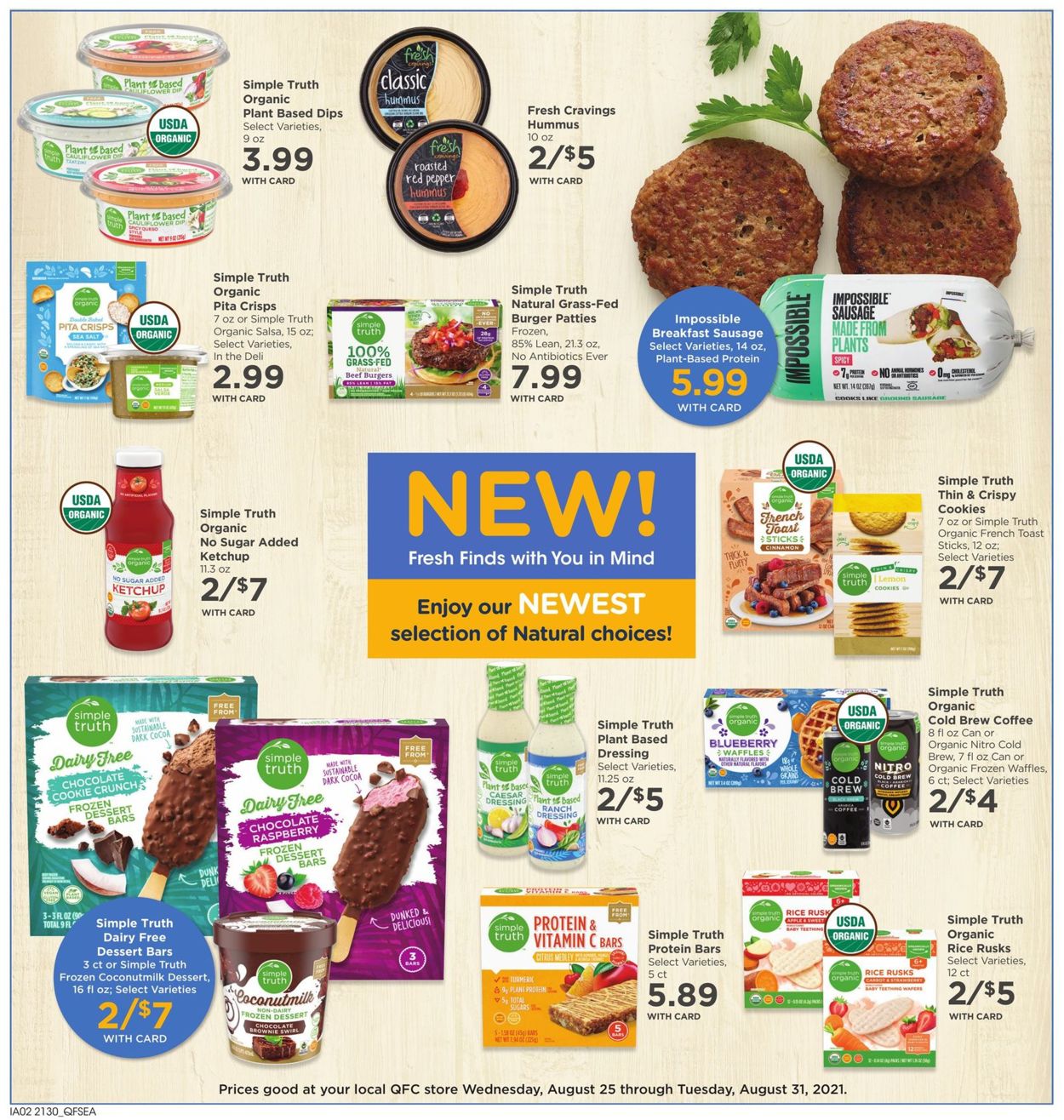 QFC Ad from 08/25/2021