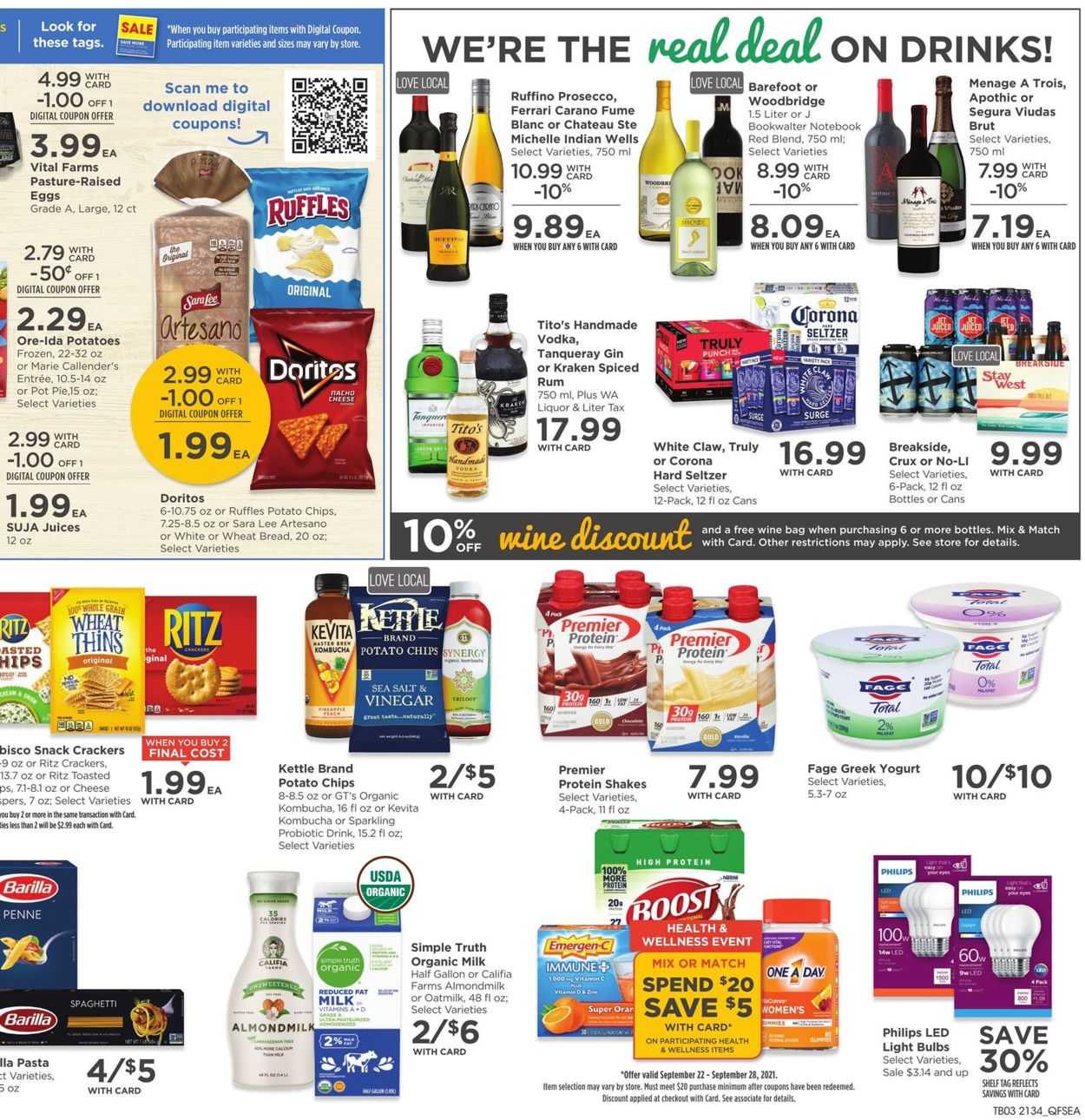 QFC Ad from 09/22/2021