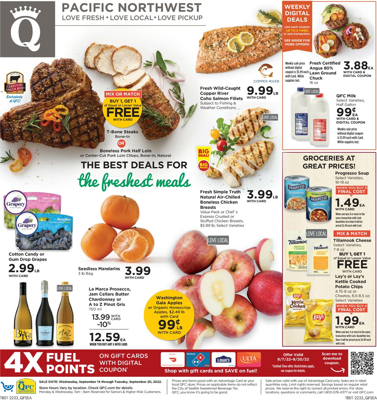 QFC Ad from 09/14/2022