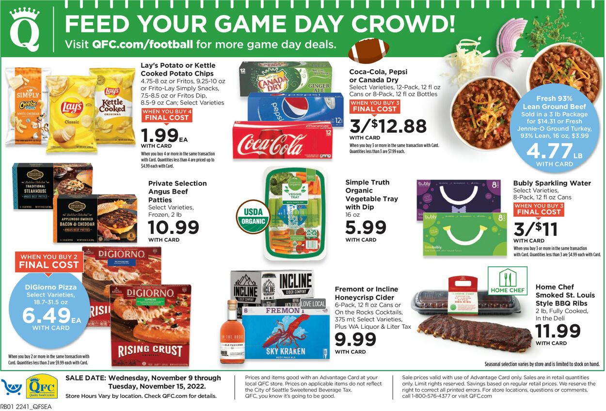 QFC Ad from 11/09/2022