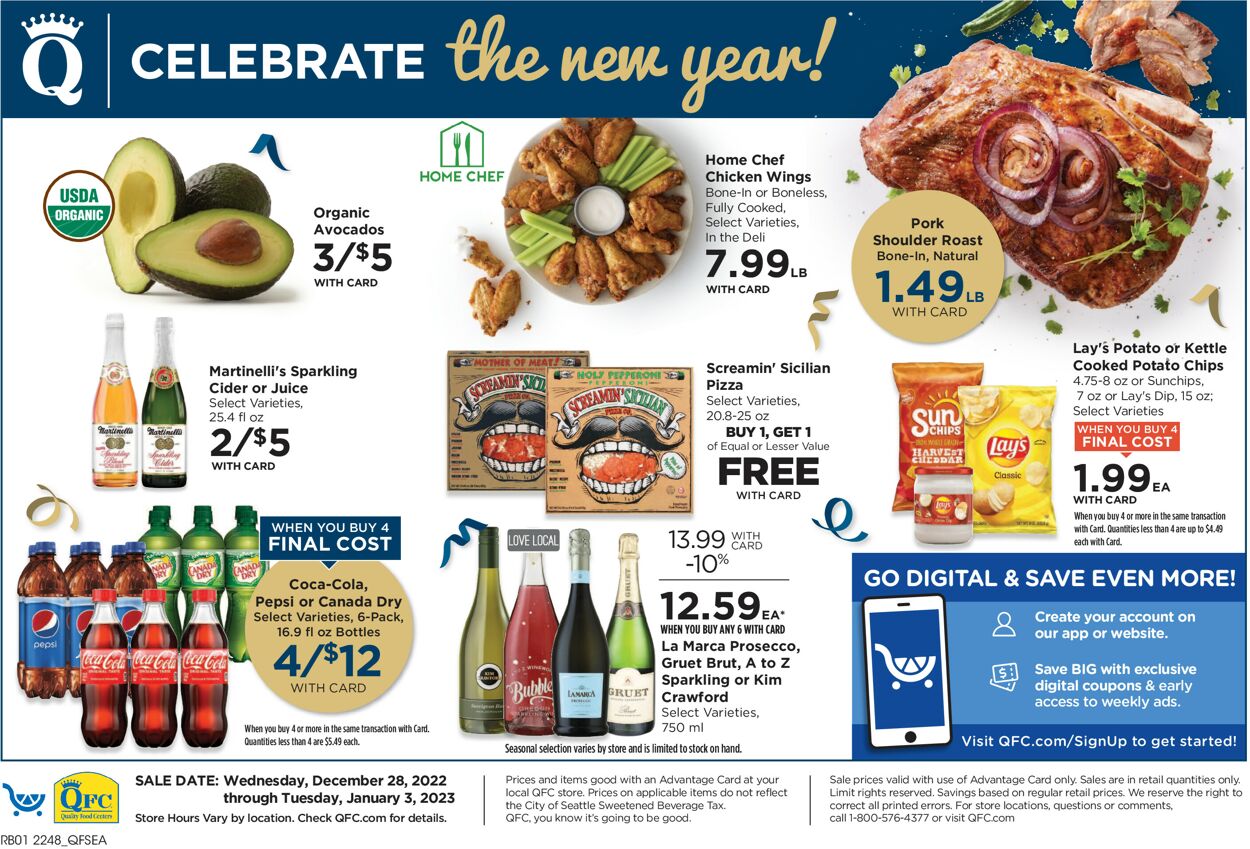 QFC Ad from 12/28/2022