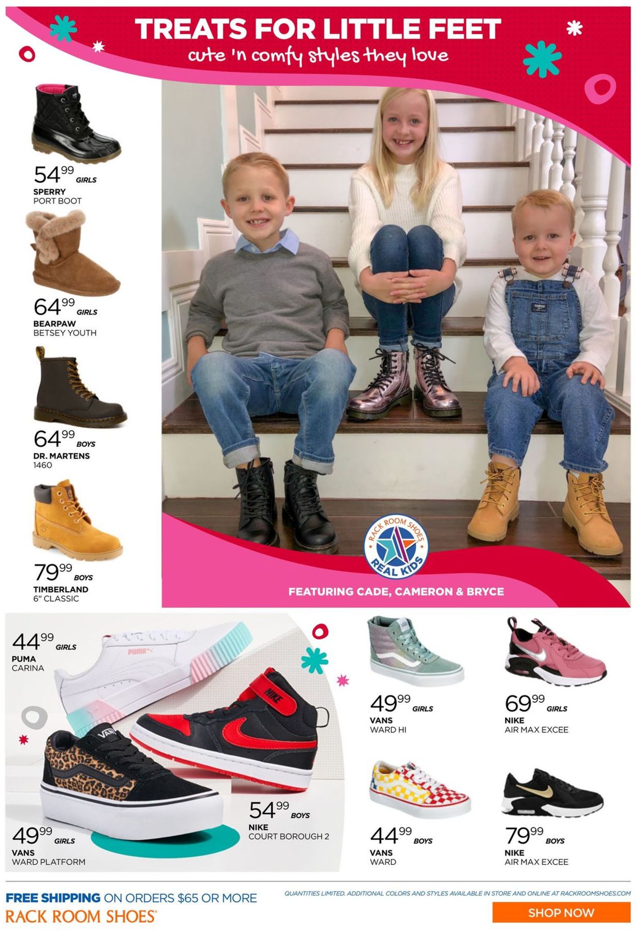Rack Room Shoes Ad from 10/29/2020