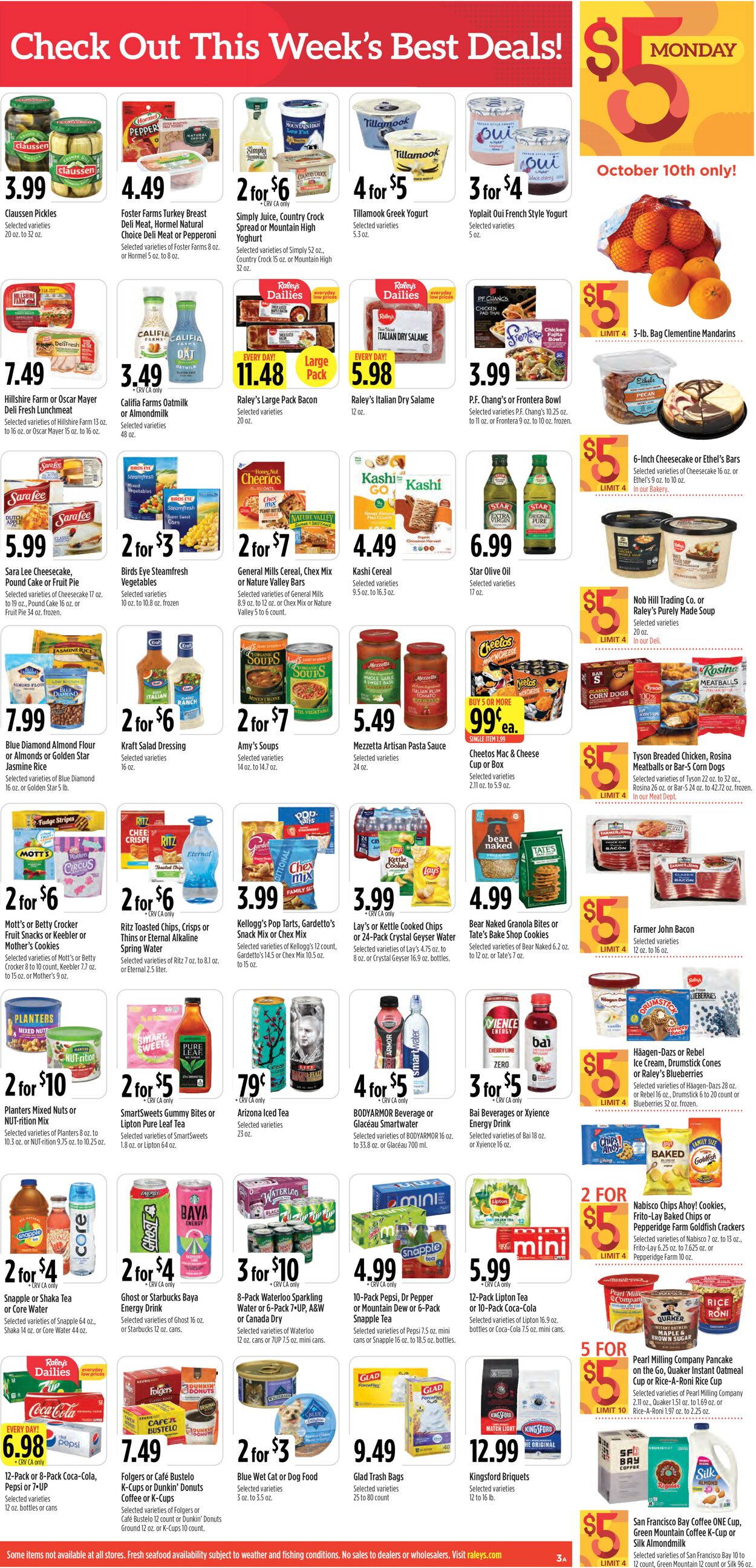 Raley's Ad from 10/05/2022