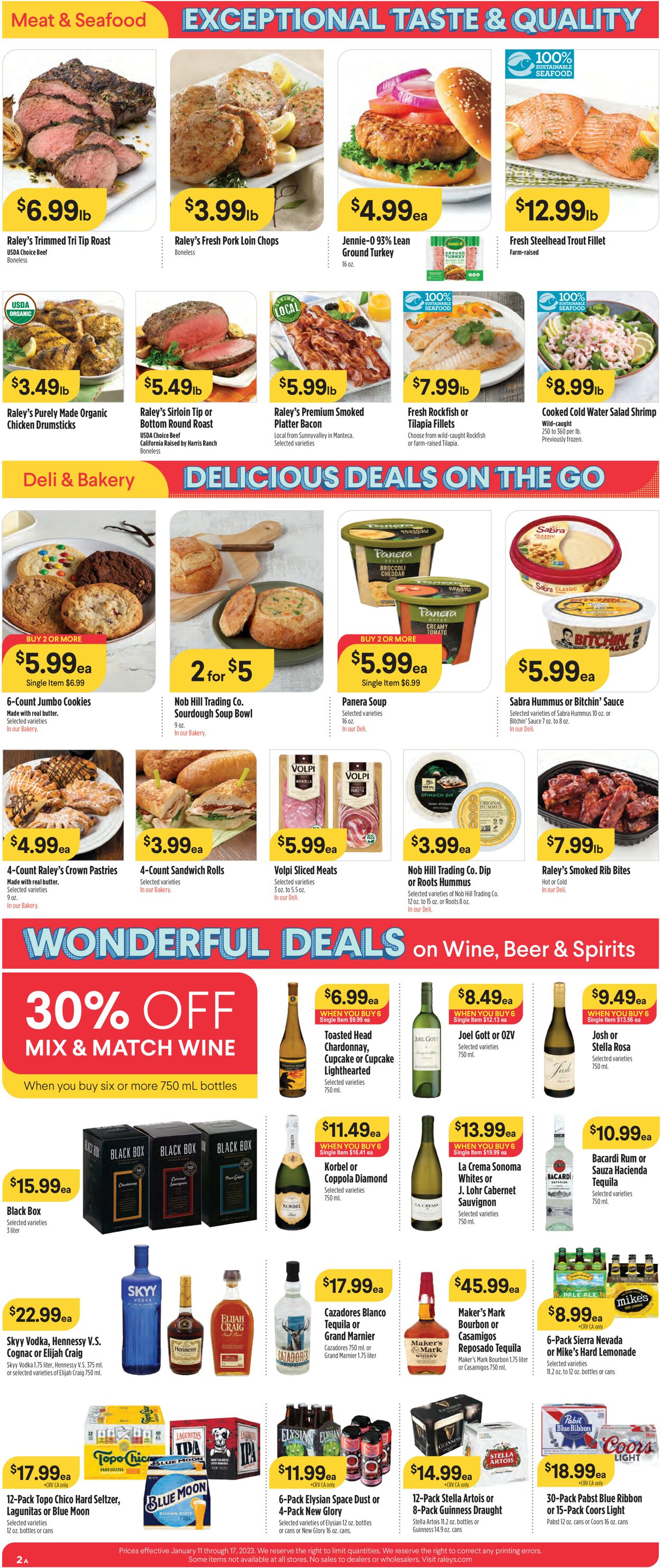 Raley's Ad from 01/11/2023