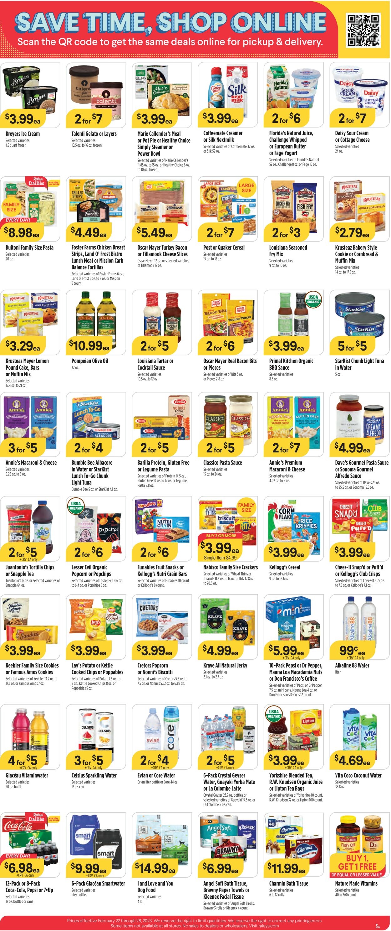 Raley's Ad from 02/22/2023