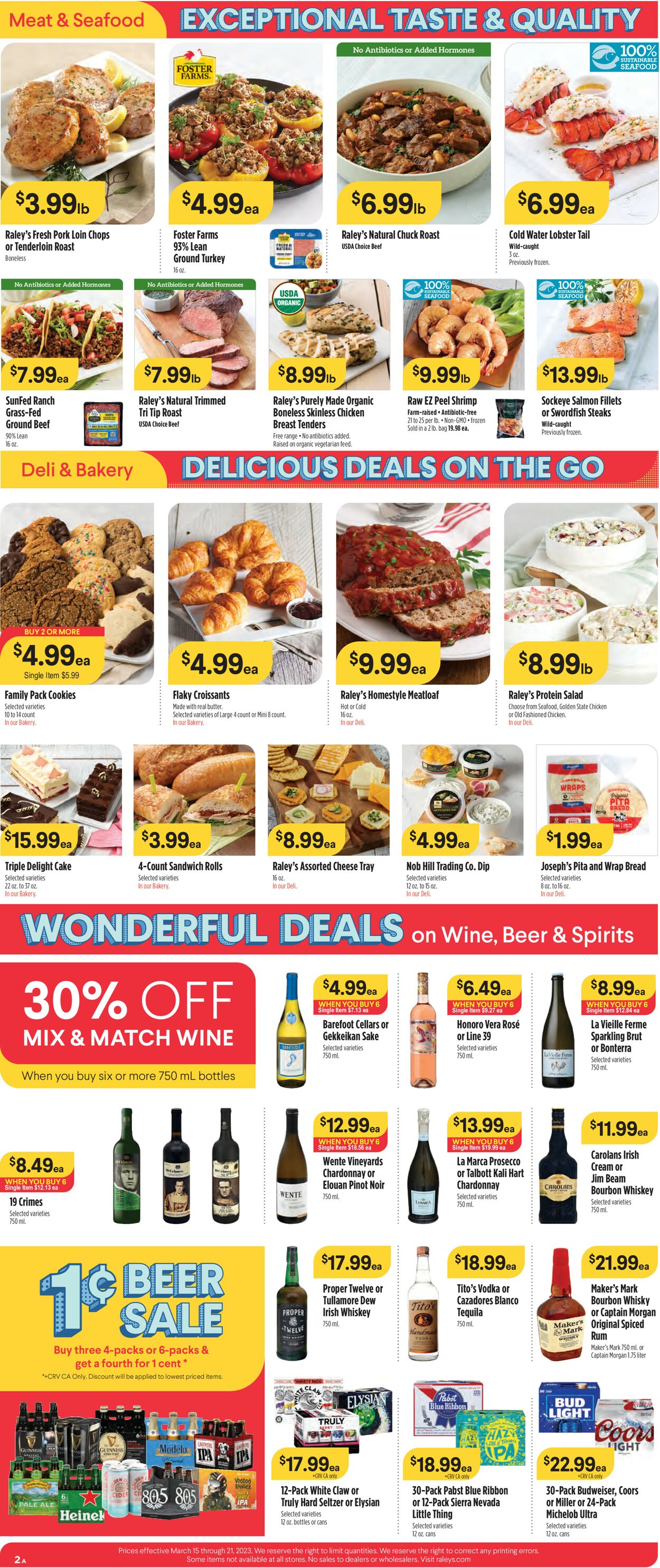 Raley's Ad from 03/15/2023