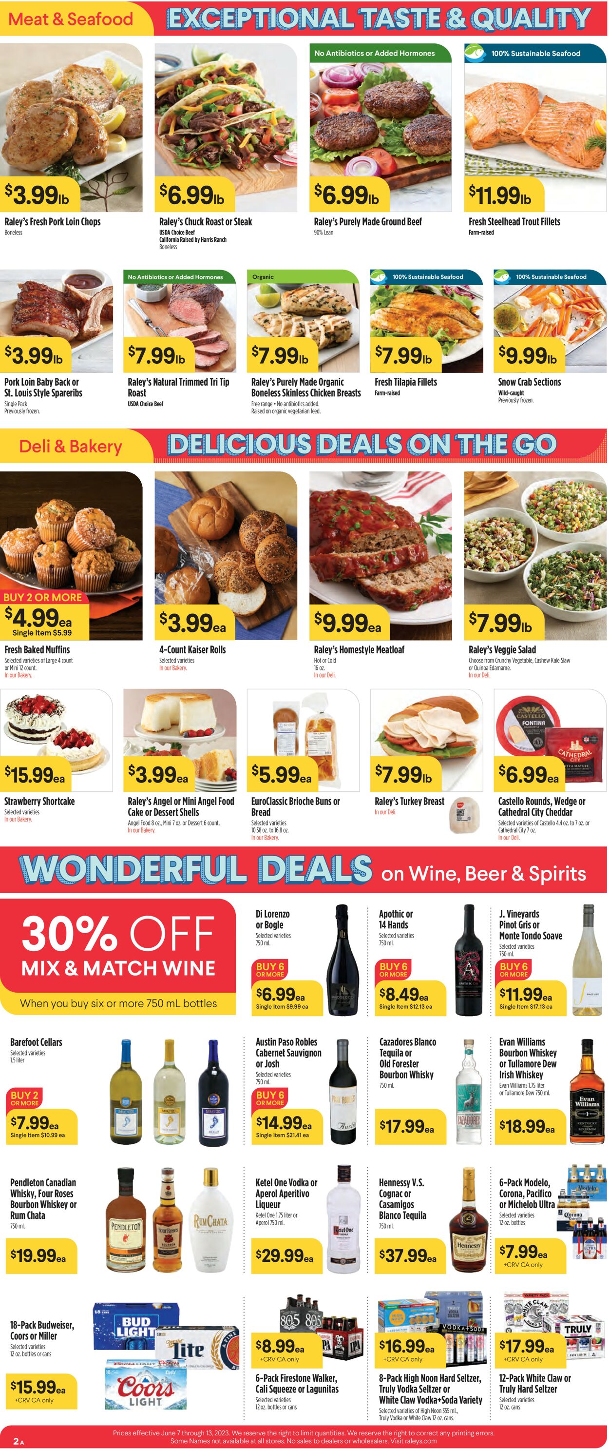 Raley's Ad from 06/07/2023