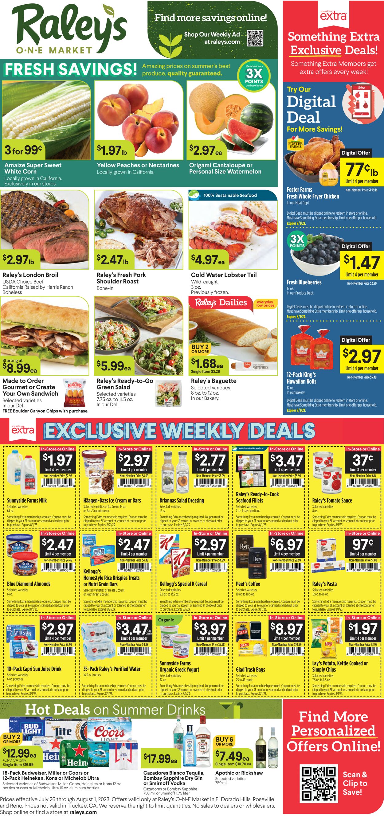 Raley's Ad from 07/26/2023