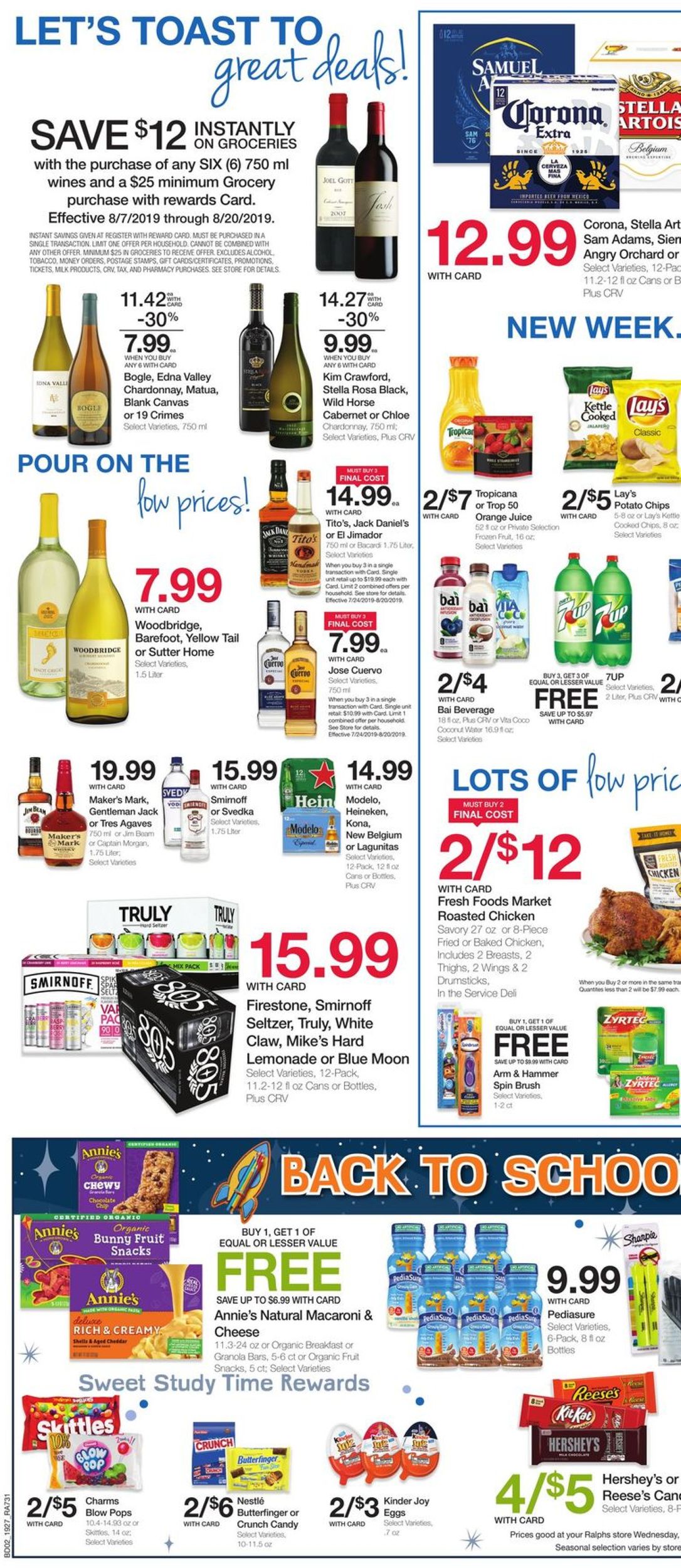 Ralphs Ad from 08/07/2019