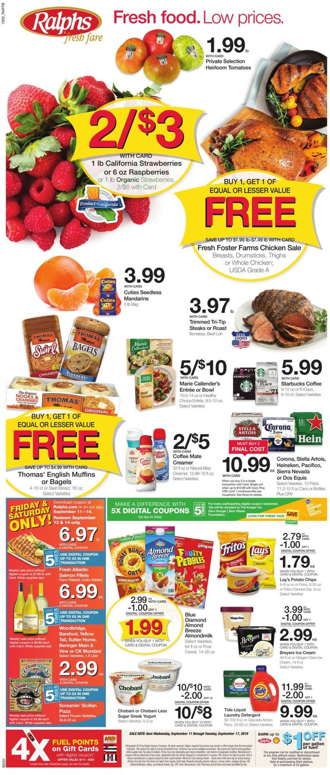Ralphs Ad from 09/11/2019