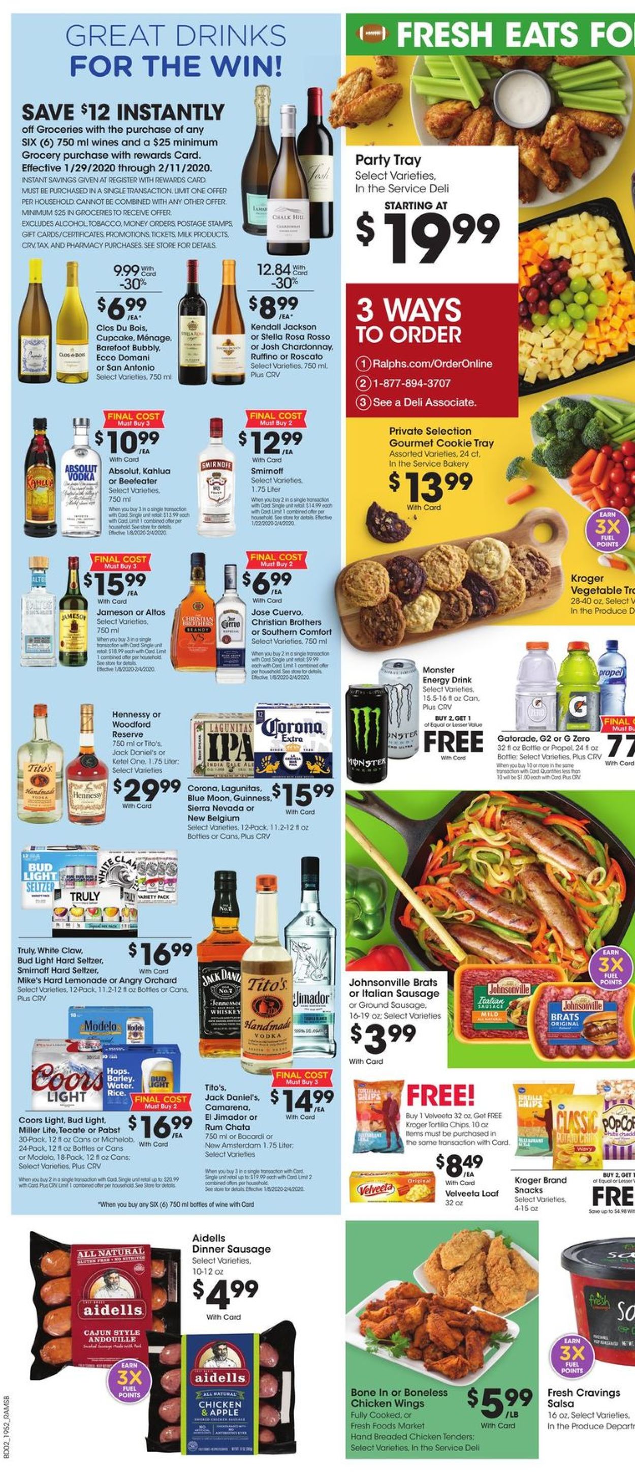 Ralphs Ad from 01/29/2020