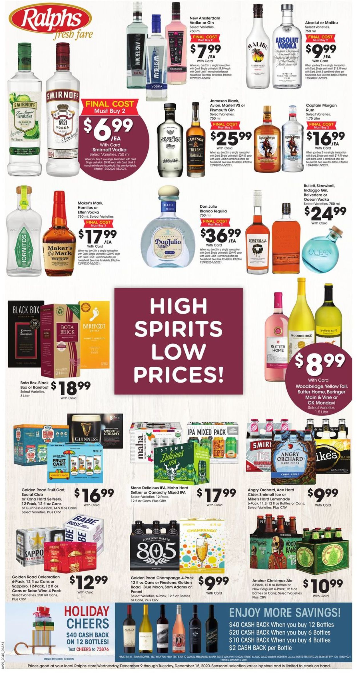 Ralphs Ad from 12/09/2020