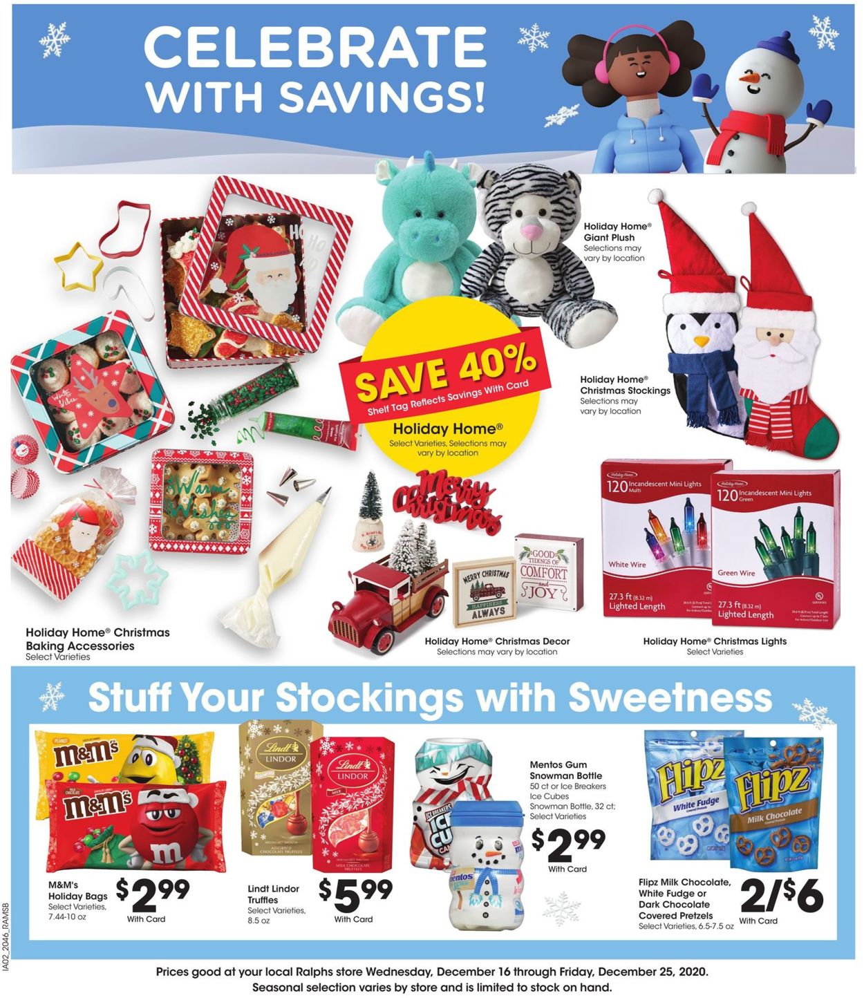 Ralphs Ad from 12/16/2020