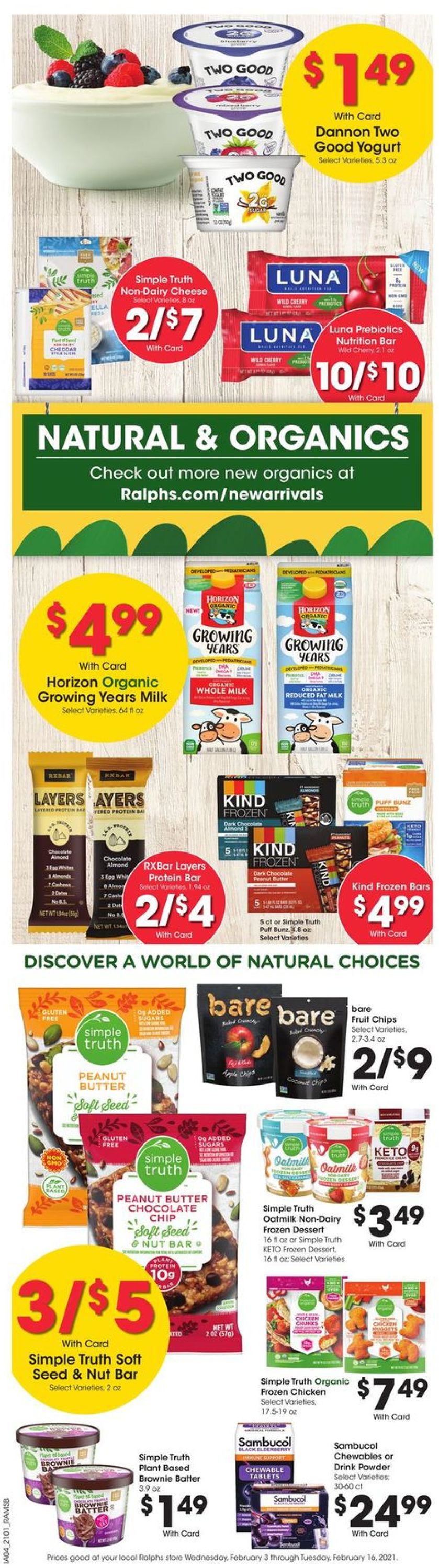 Ralphs Ad from 02/03/2021