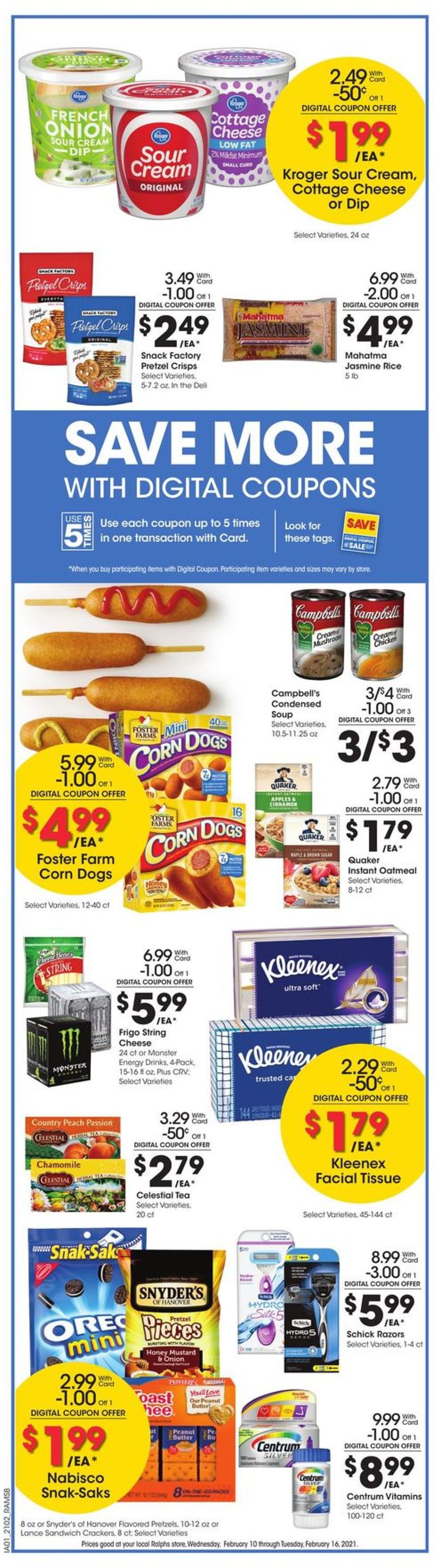 Ralphs Ad from 02/10/2021