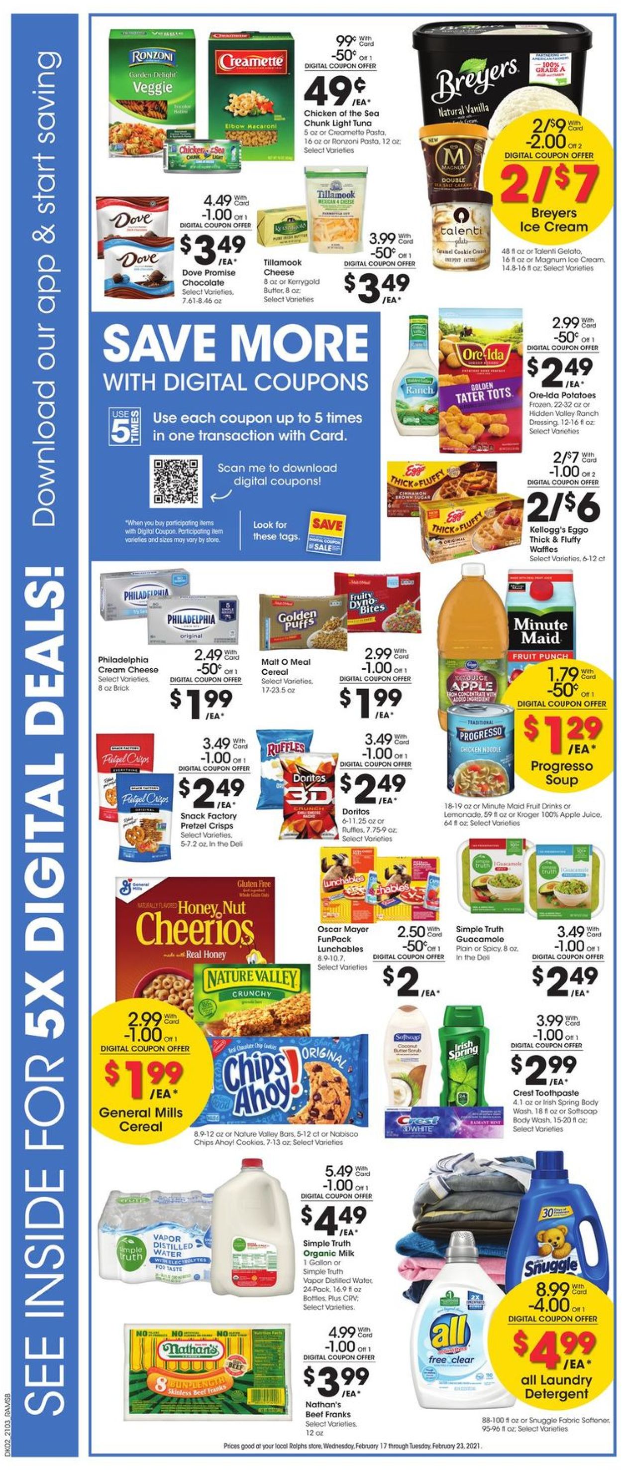 Ralphs Ad from 02/17/2021