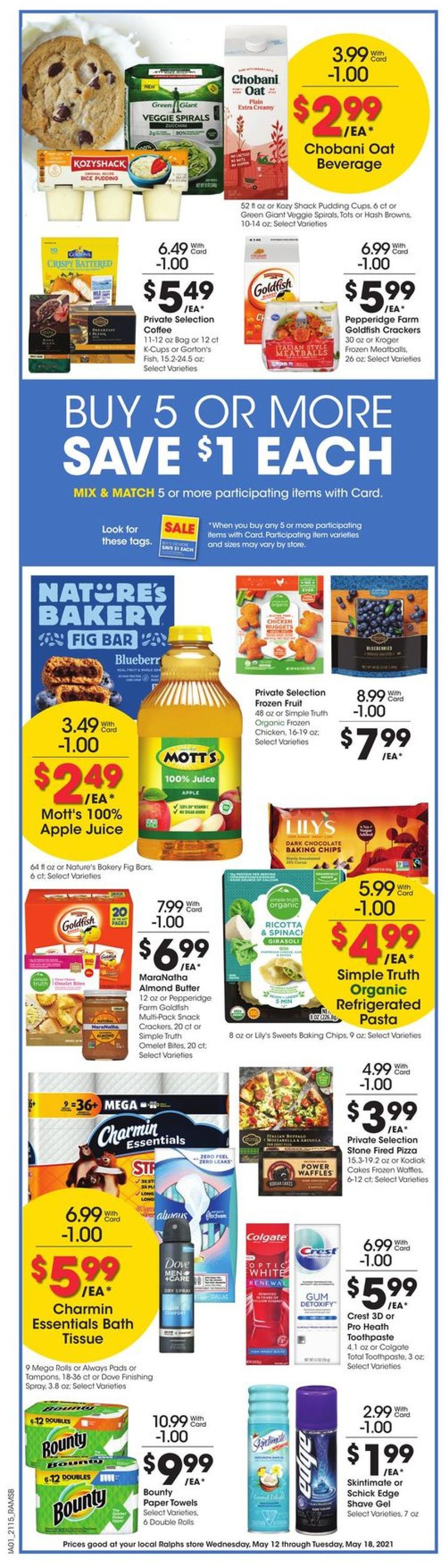 Ralphs Ad from 05/12/2021