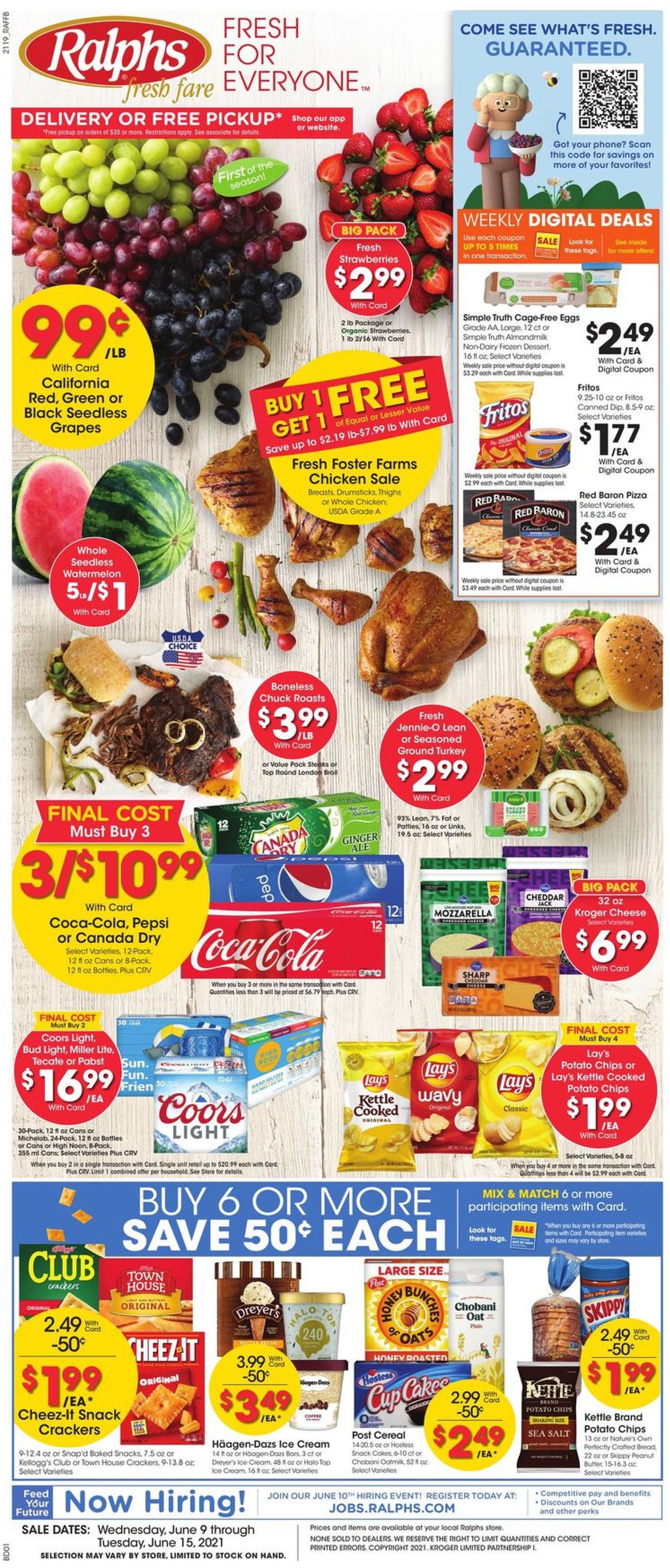 Ralphs Ad from 06/09/2021