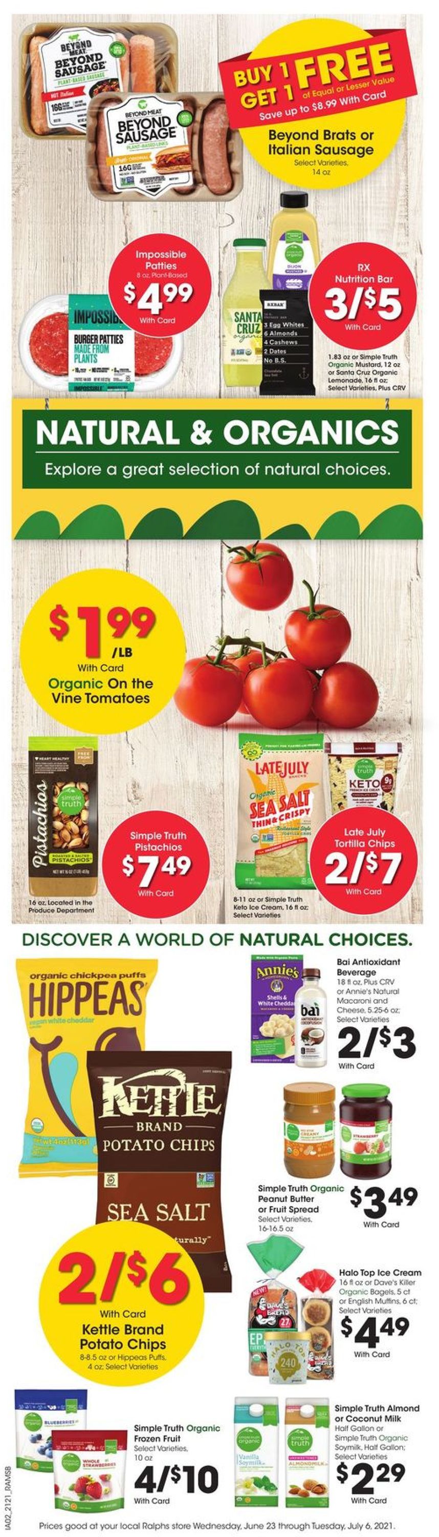 Ralphs Ad from 06/23/2021
