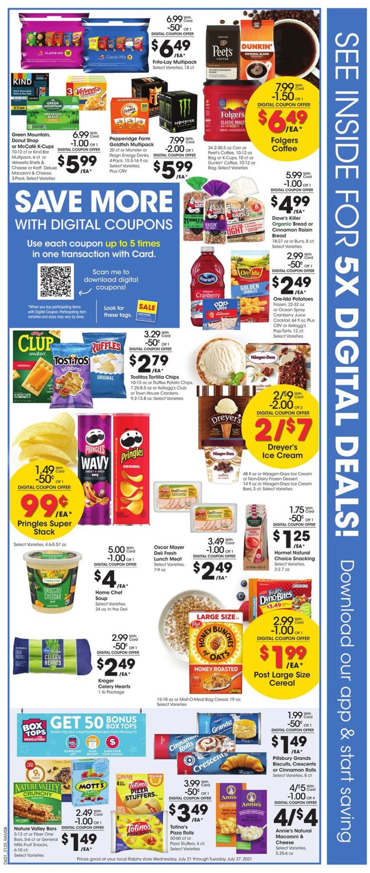 Ralphs Ad from 07/21/2021
