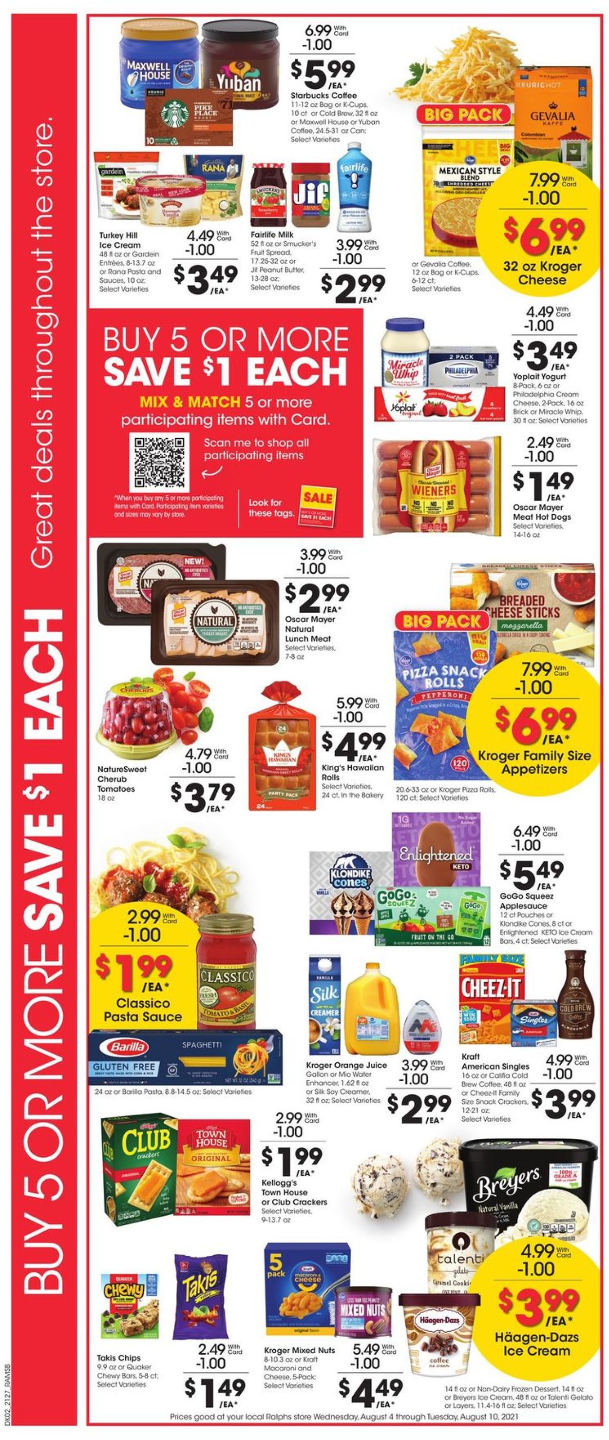 Ralphs Ad from 08/04/2021