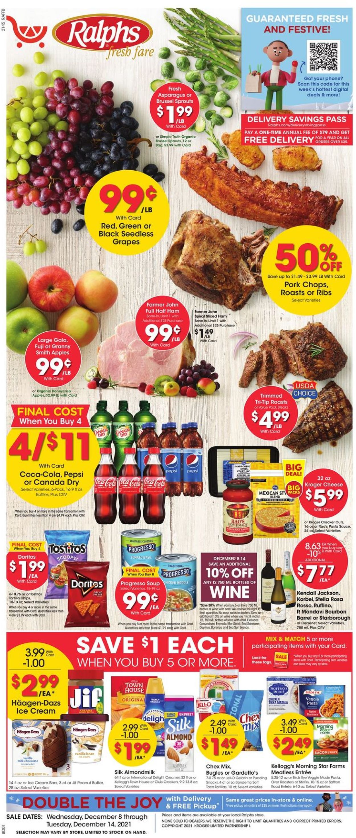 Ralphs Ad from 12/08/2021