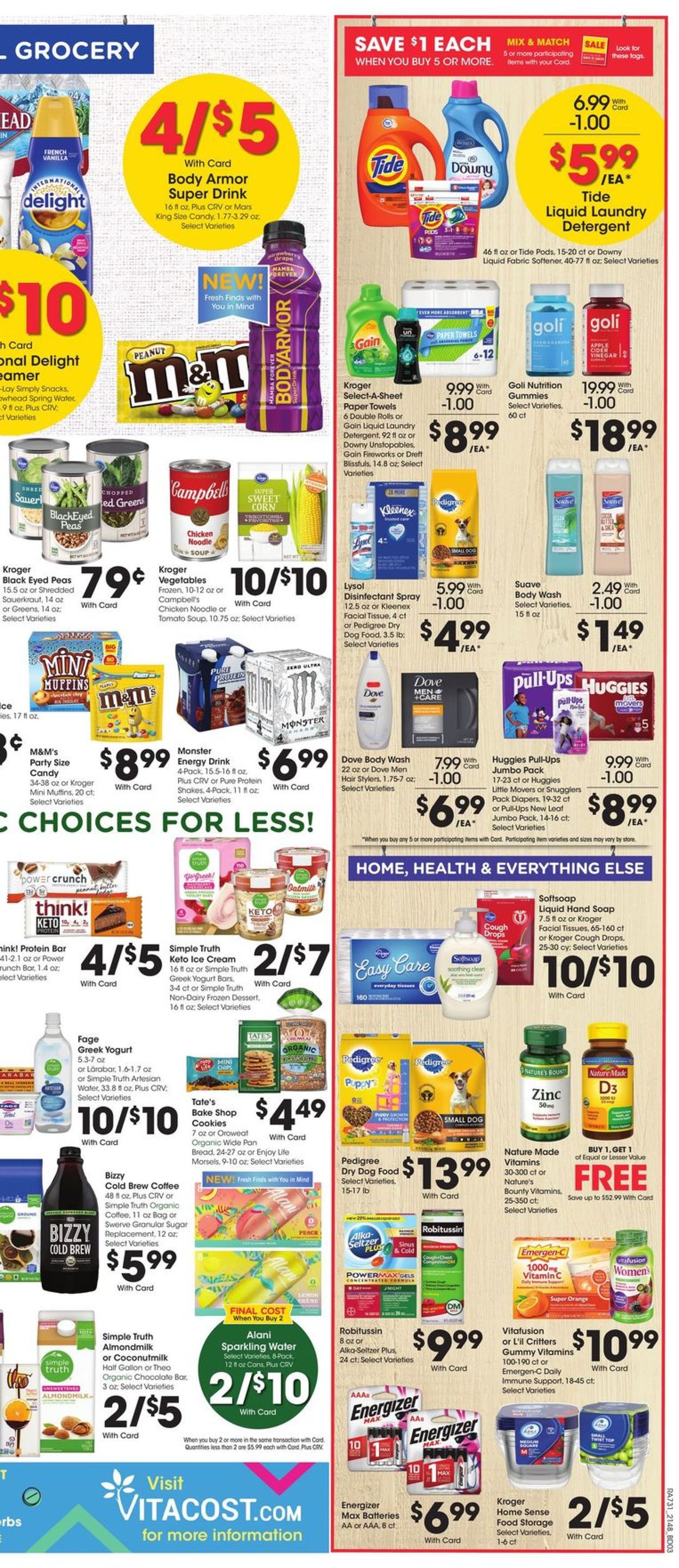 Ralphs Ad from 12/29/2021