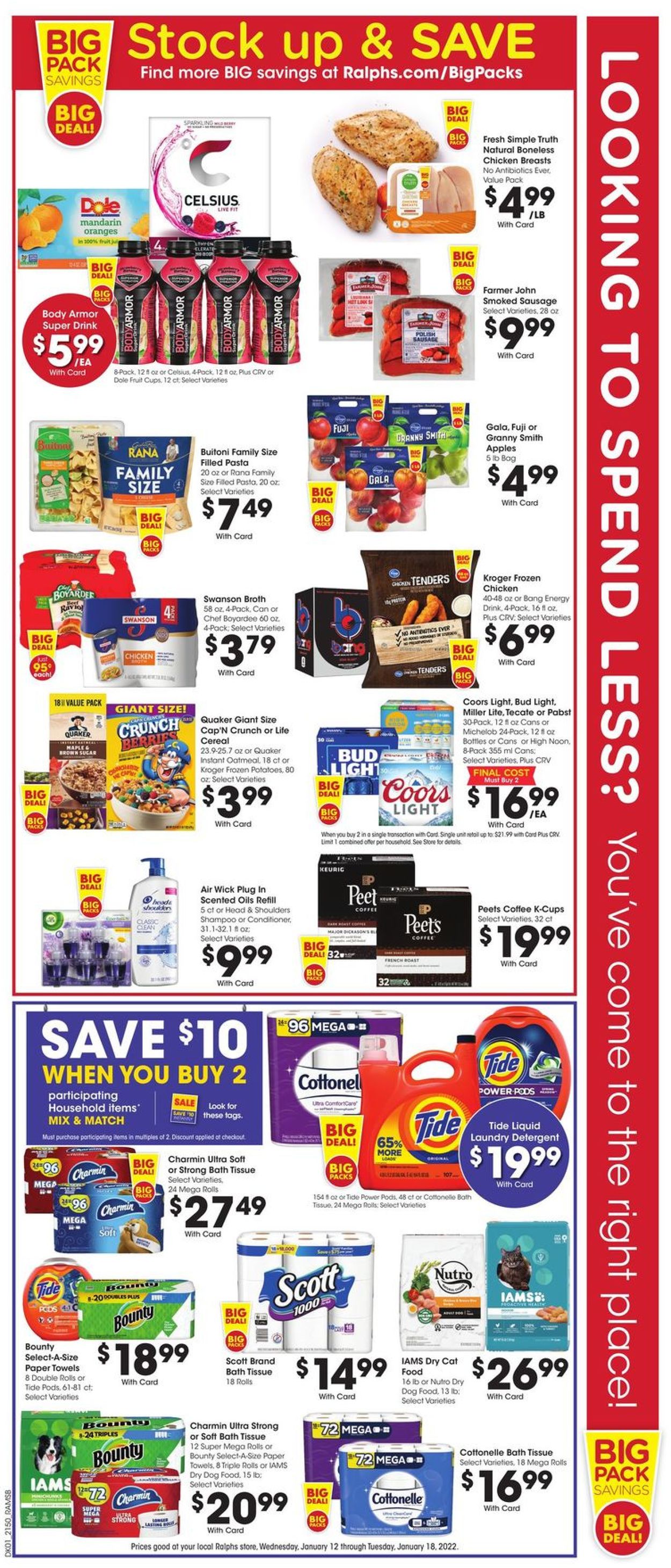 Ralphs Ad from 01/12/2022