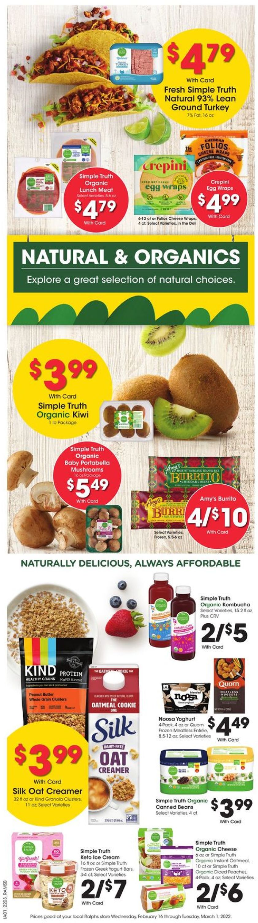 Ralphs Ad from 02/16/2022