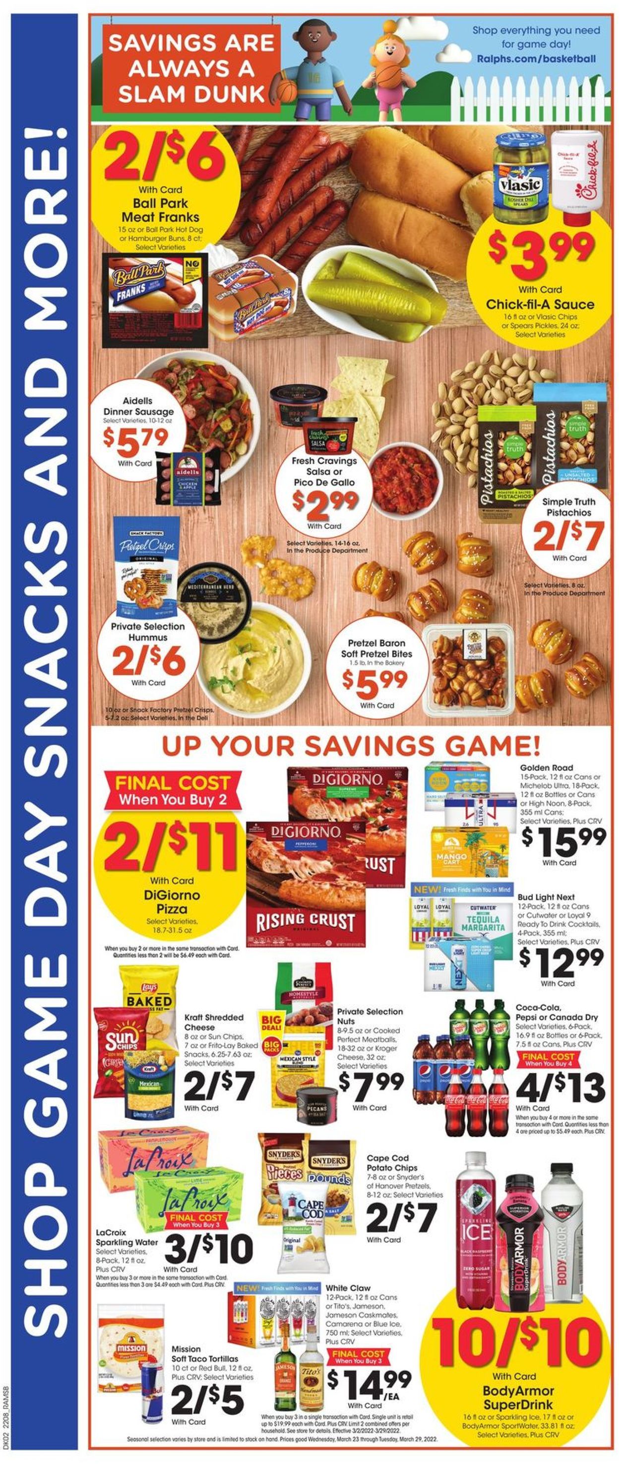 Ralphs Ad from 03/23/2022